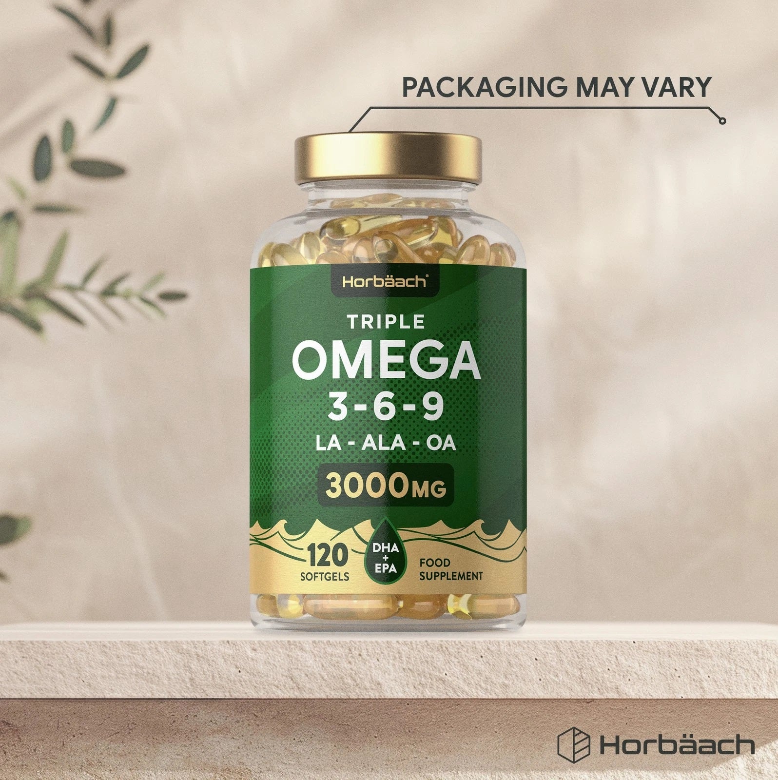 Omega 3-6-9 3000 mg with EPA, DHA & ALA | 120 Softgels