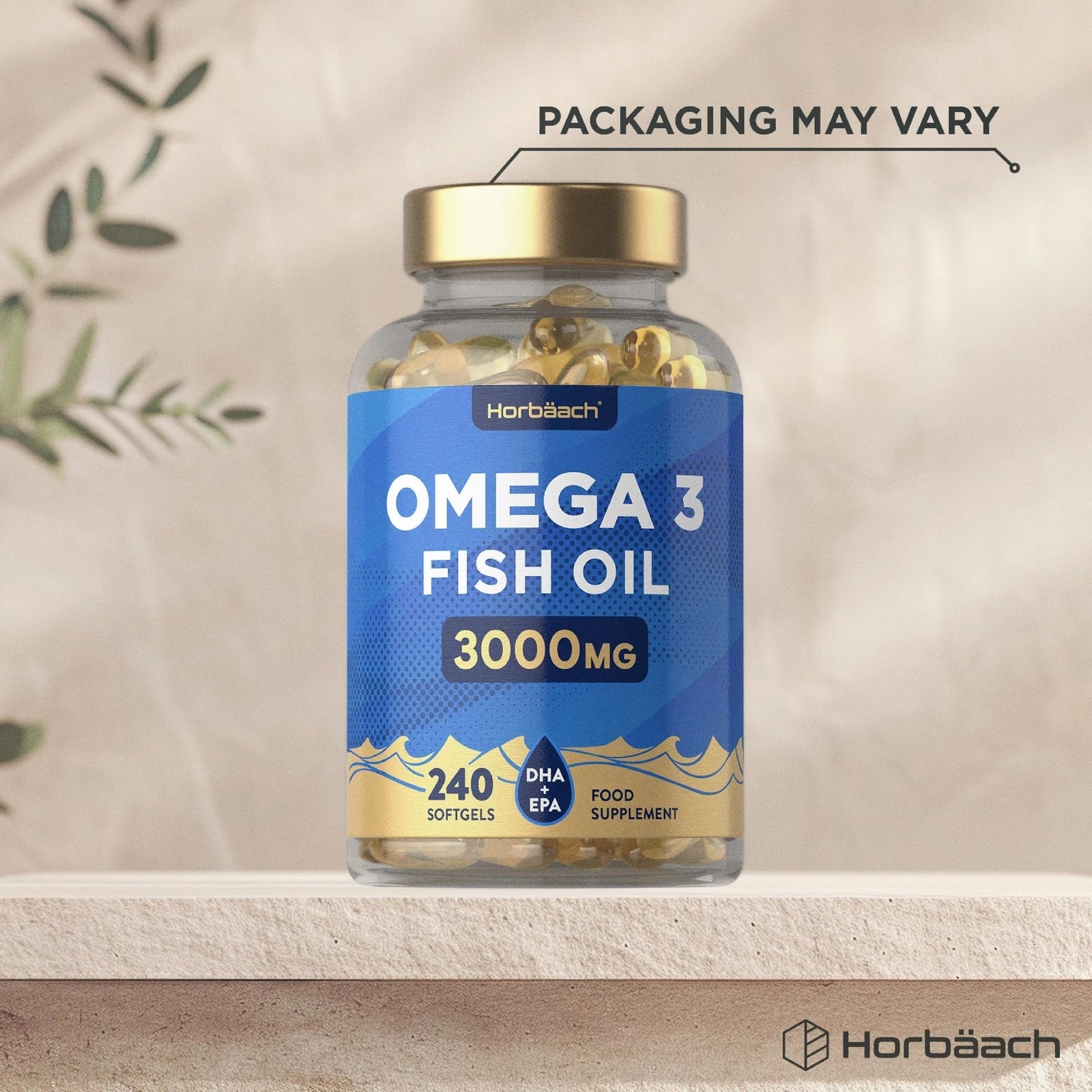 Omega 3 Fish Oil 3000 mg with EPA & DHA | 240 Softgels