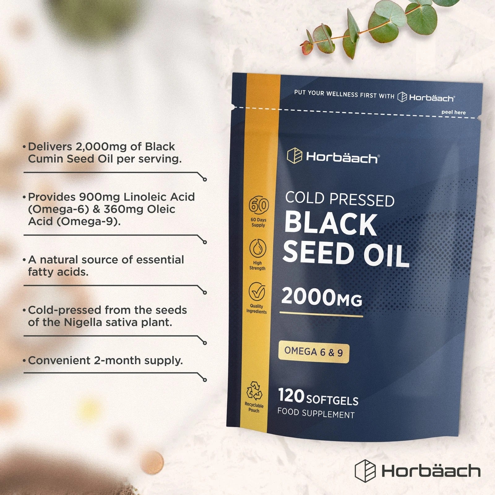 Black Seed Oil 2000 mg | 120 Softgels