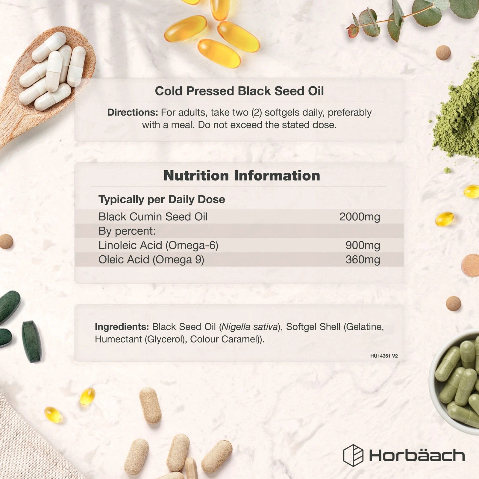 Black Seed Oil 2000 mg | 120 Softgels