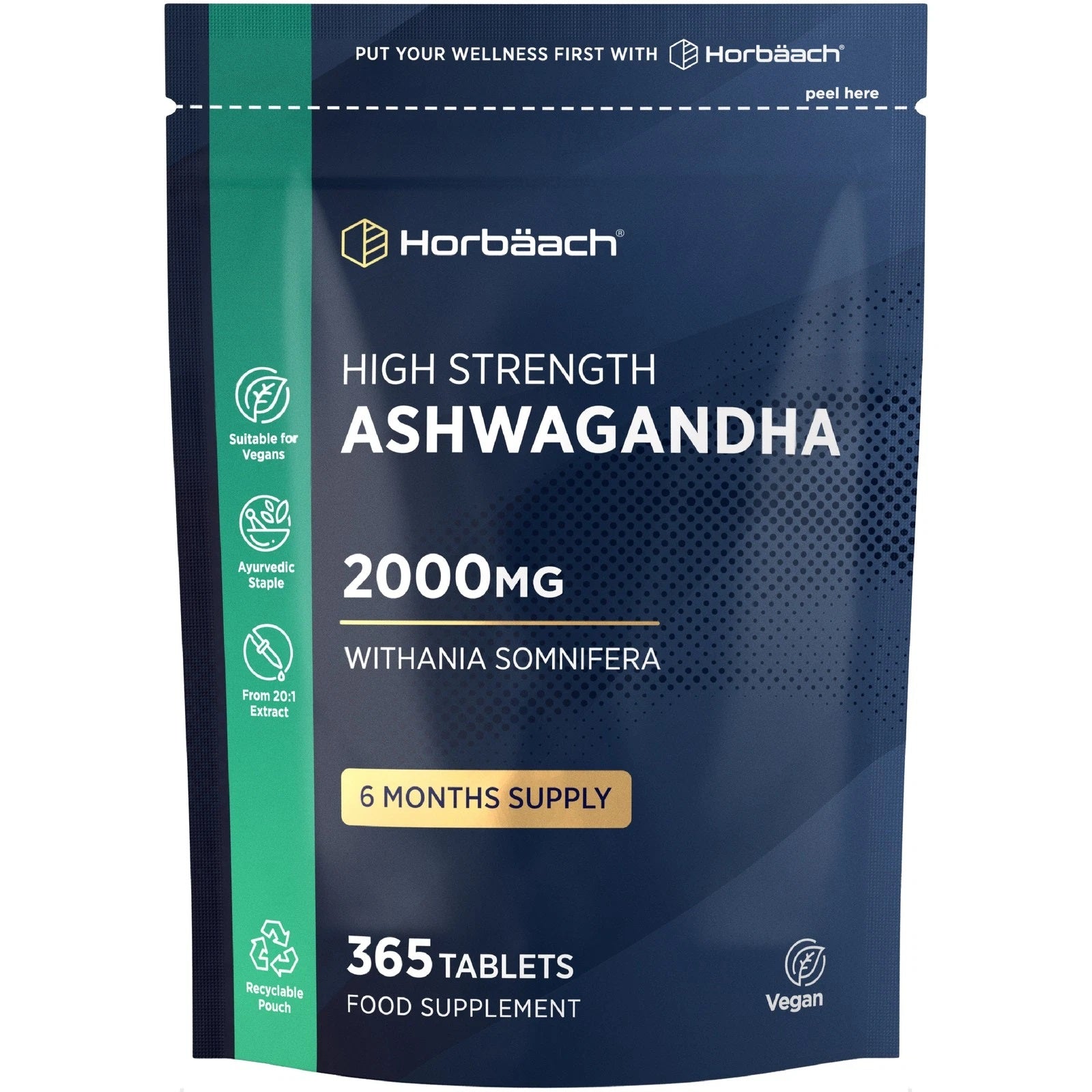 Ashwagandha 2000 mg | 365 Tablets