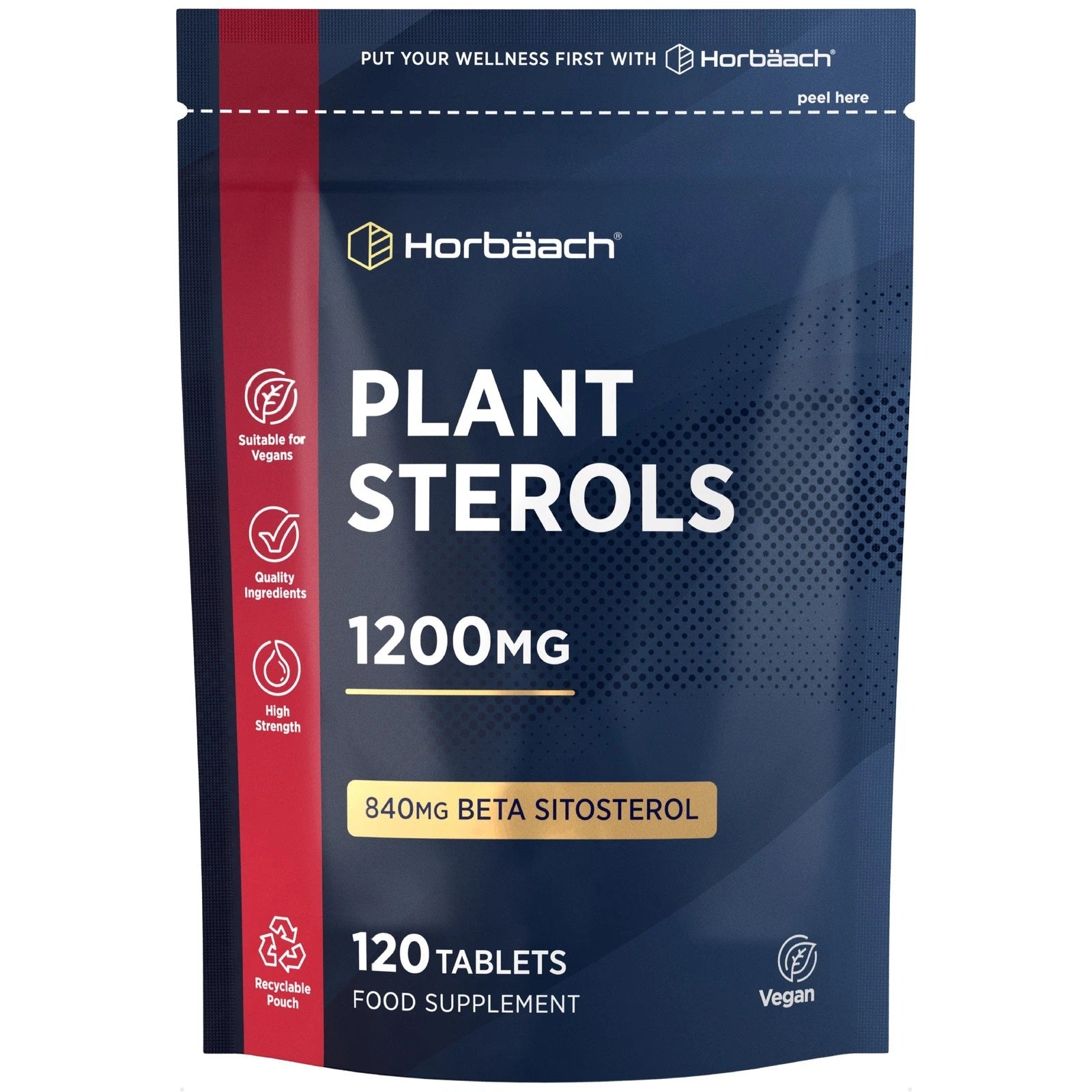 Plant Sterols with Beta Sitosterol 1200 mg | 120 Tablets