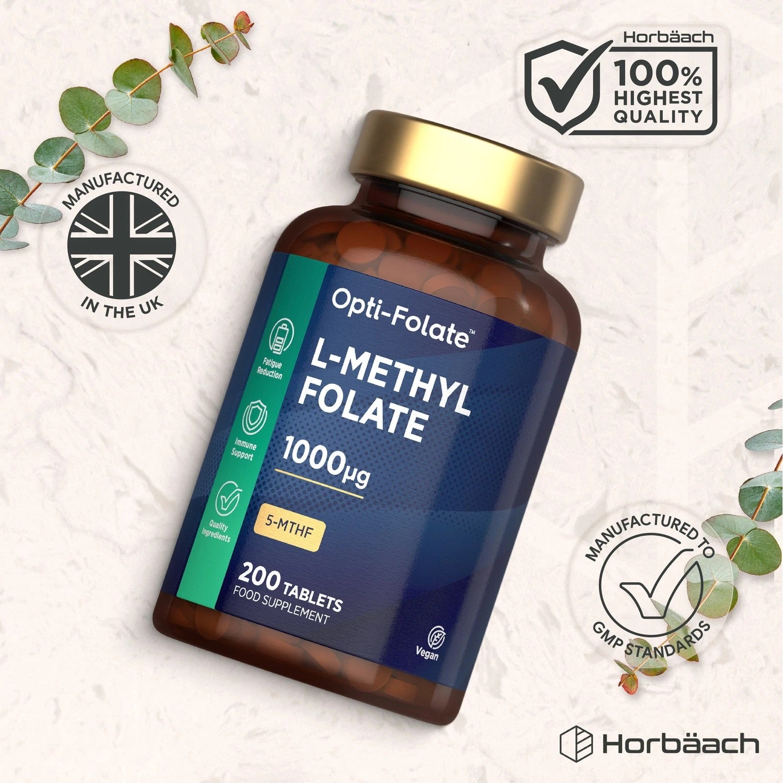 L-Methylfolate 1000 ug | 200 Tablets