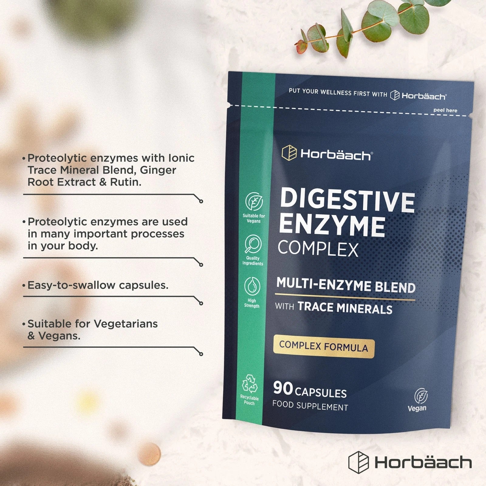 Proteolytic Enzymes Complex | 90 Capsules