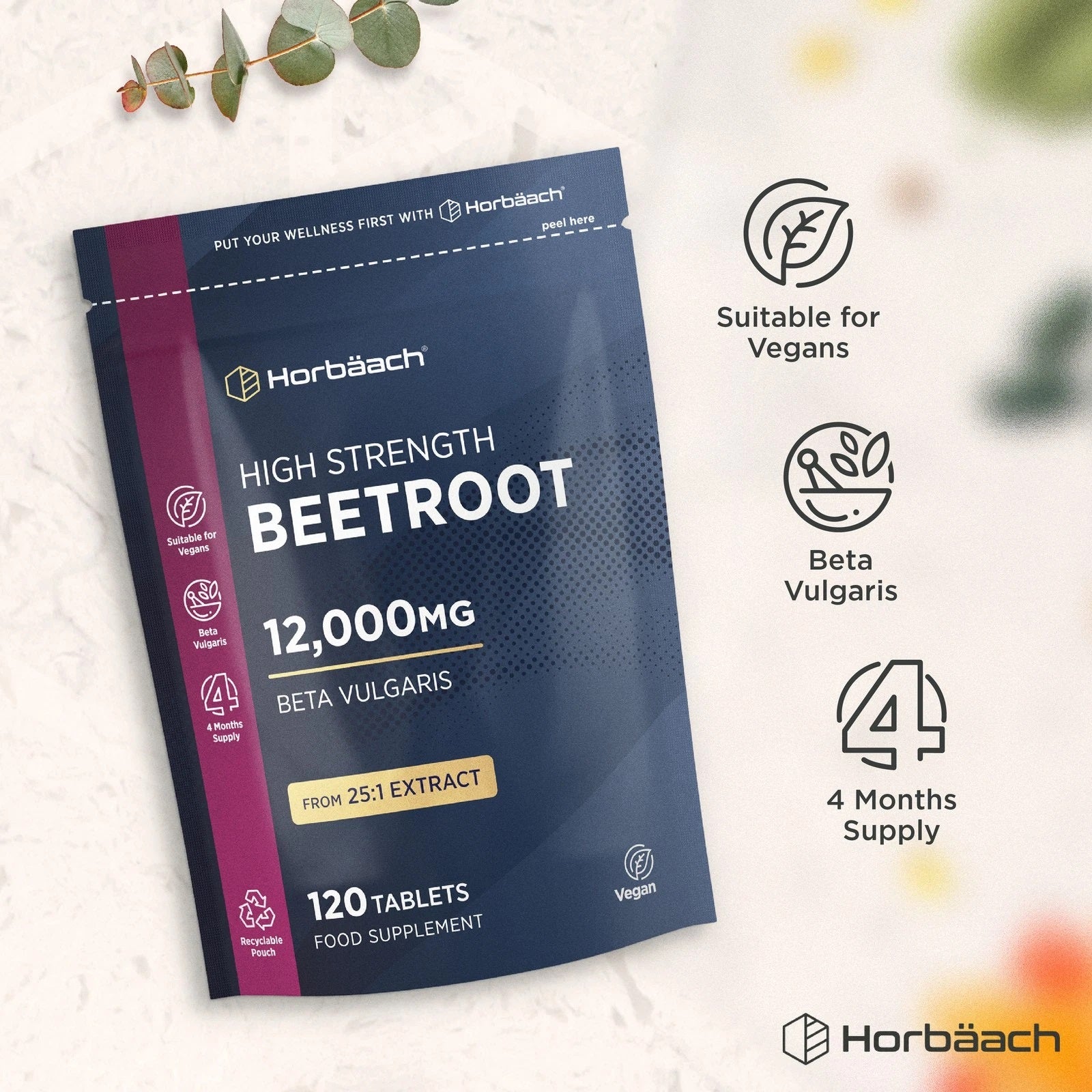 Beetroot 12,000 mg | 120 Tablets