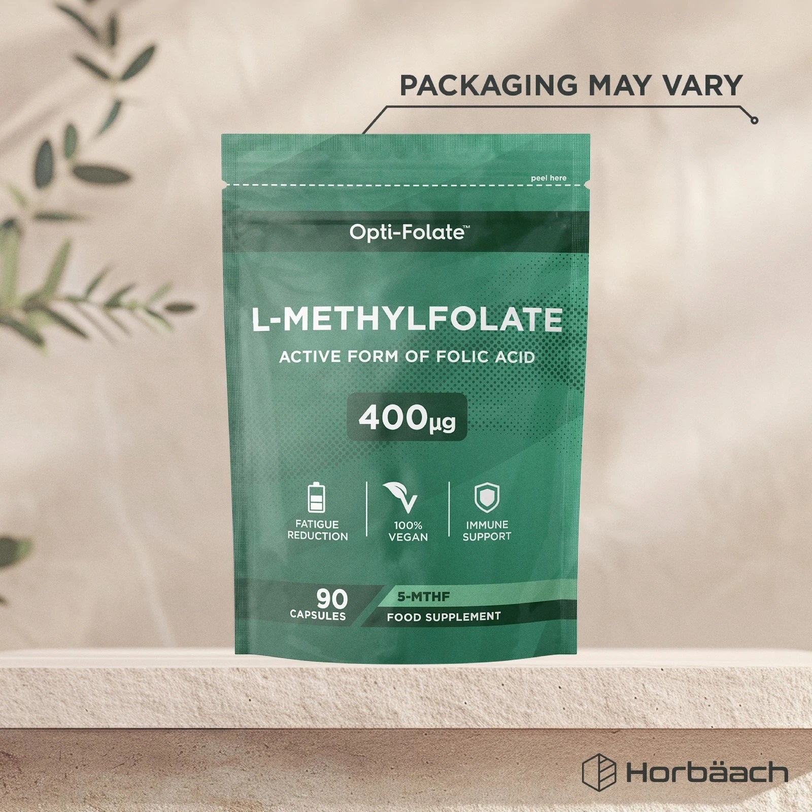 L-Methylfolate 400 ug | 90 Capsules