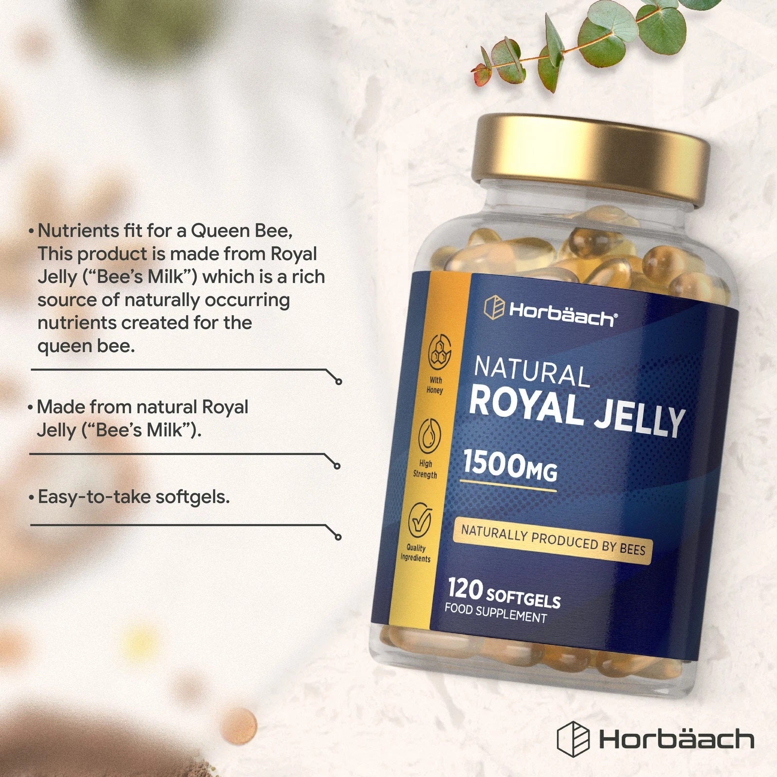 Royal Jelly 1500 mg | 120 Softgels
