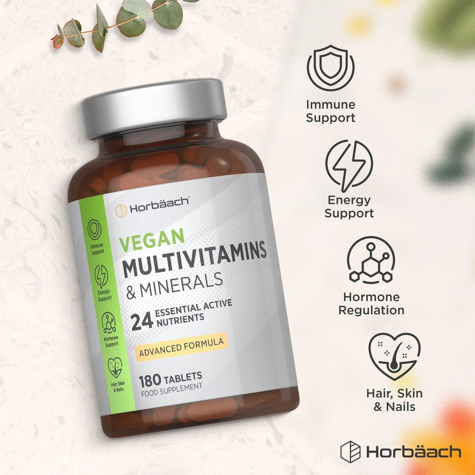 Multivitamins and Minerals | Vegan | 180 Tablets