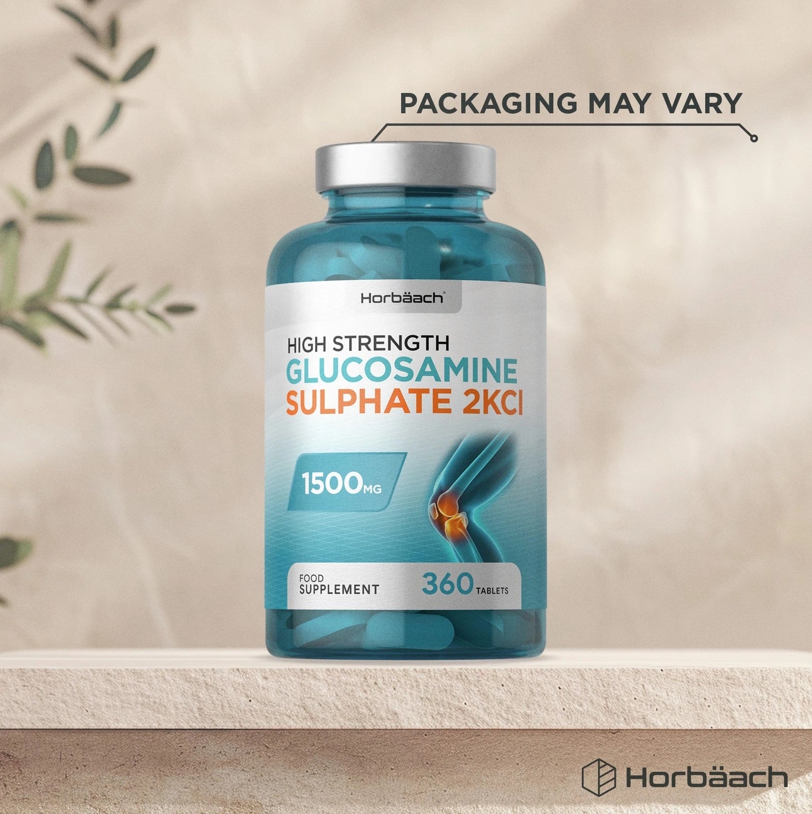 Glucosamine Sulphate 2KCl 1500 mg | 360 Tablets