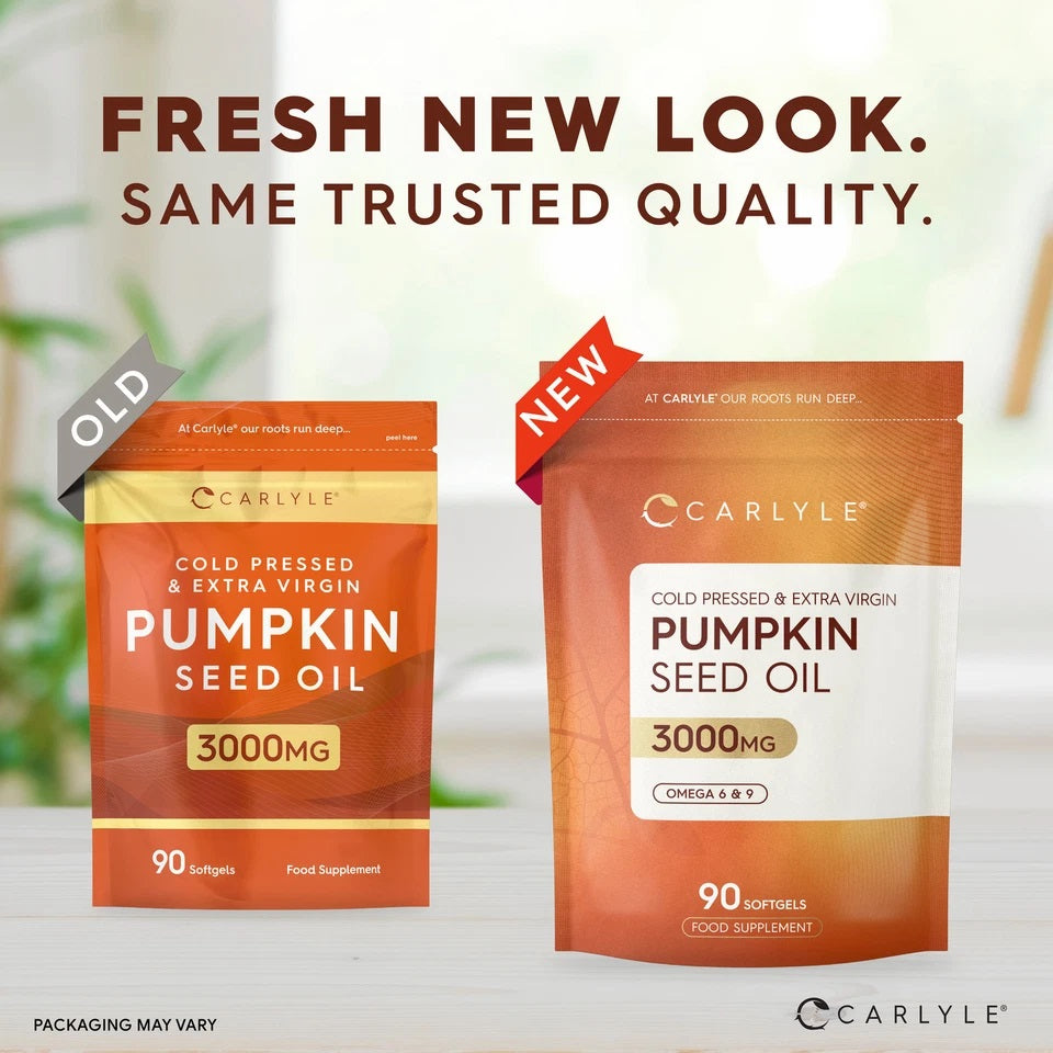 Pumpkin Seed Oil 3000 mg | 90 Softgels