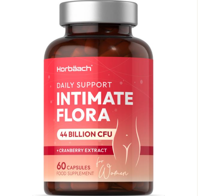 Intimate Flora for Women 44 Billion CFU with Cranberry | 60 Capsules