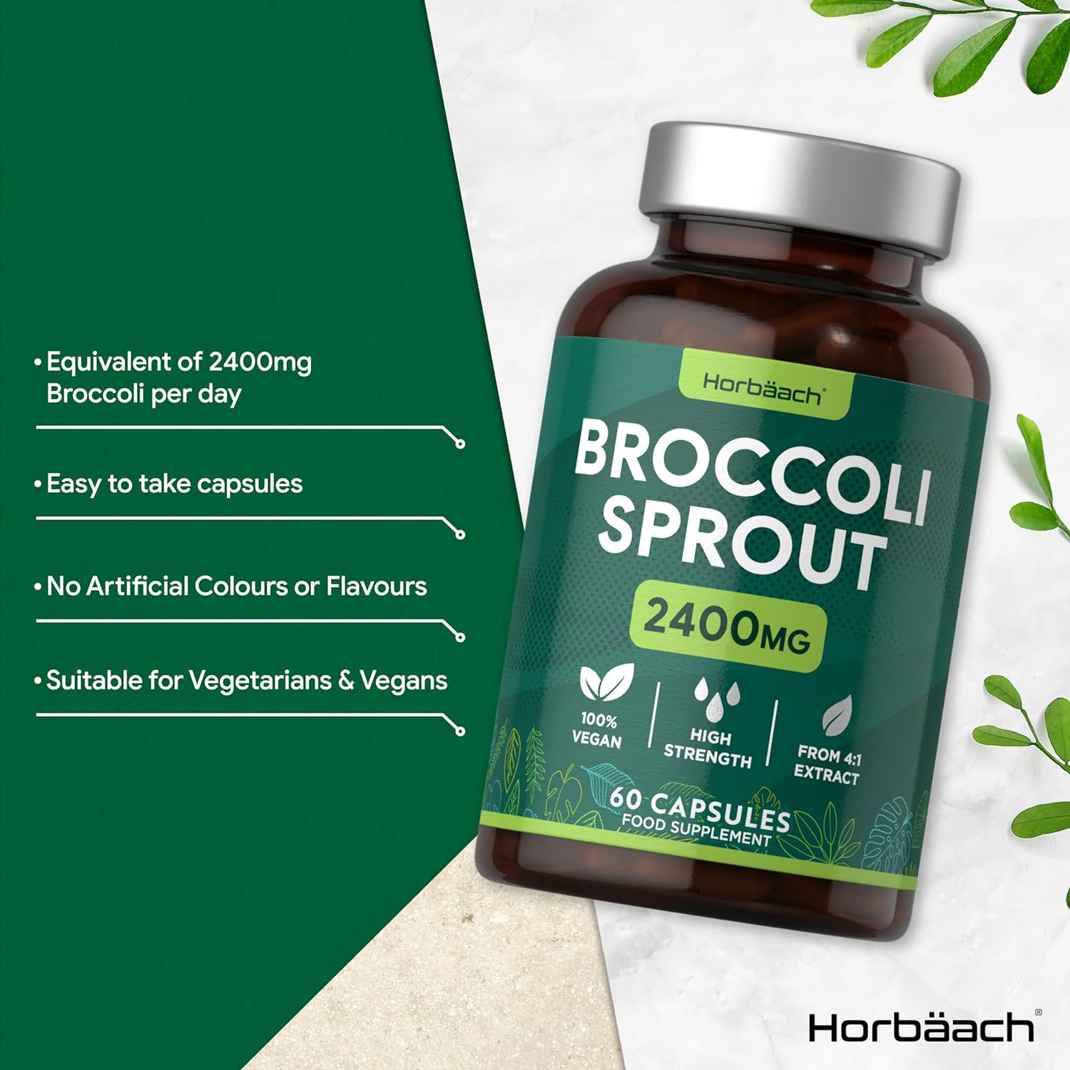 Broccoli Sprout 2400 mg | 60 Capsules