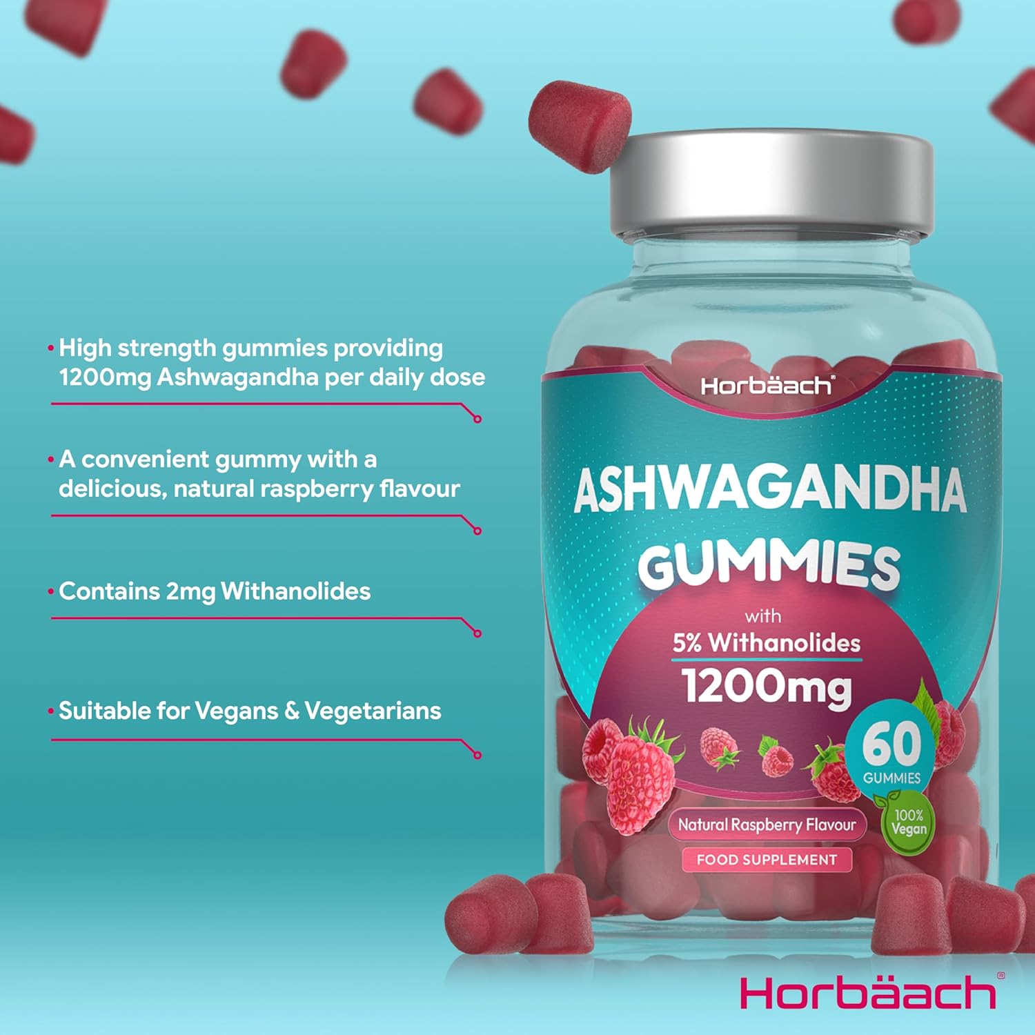 Ashwagandha 1200 mg | 60 Gummies