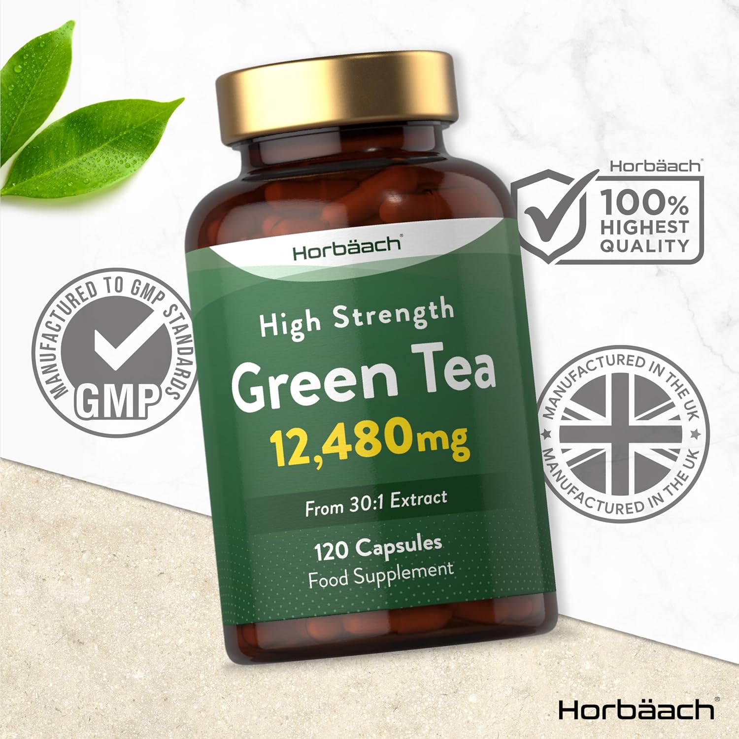 Green Tea 12,480 mg | 120 Capsules