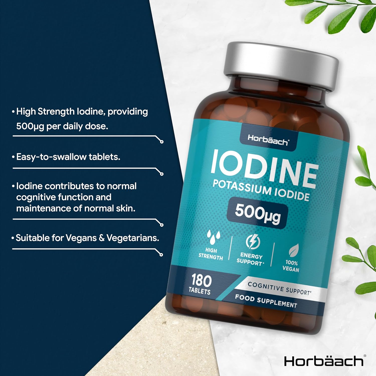 Iodine 500 mcg | 180 Tablets