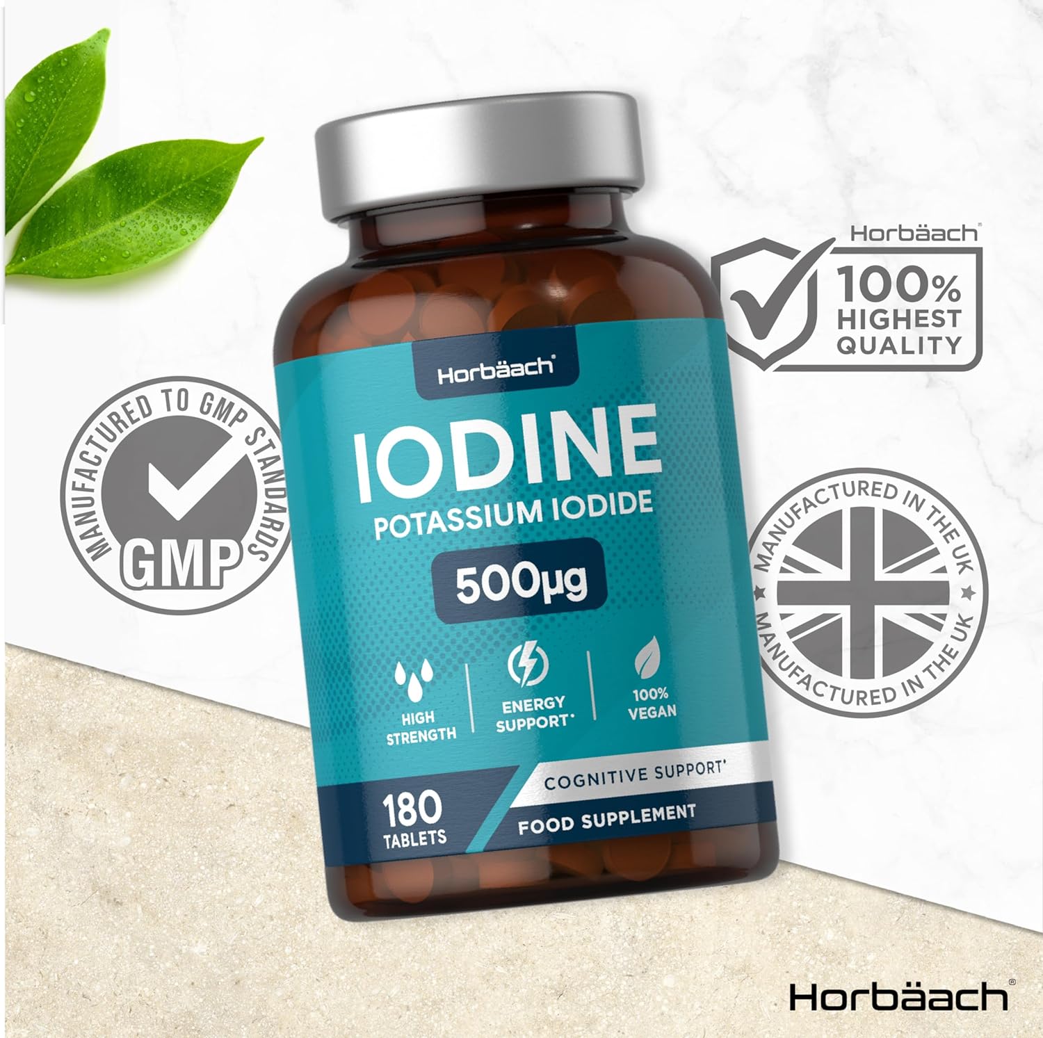 Iodine 500 mcg | 180 Tablets