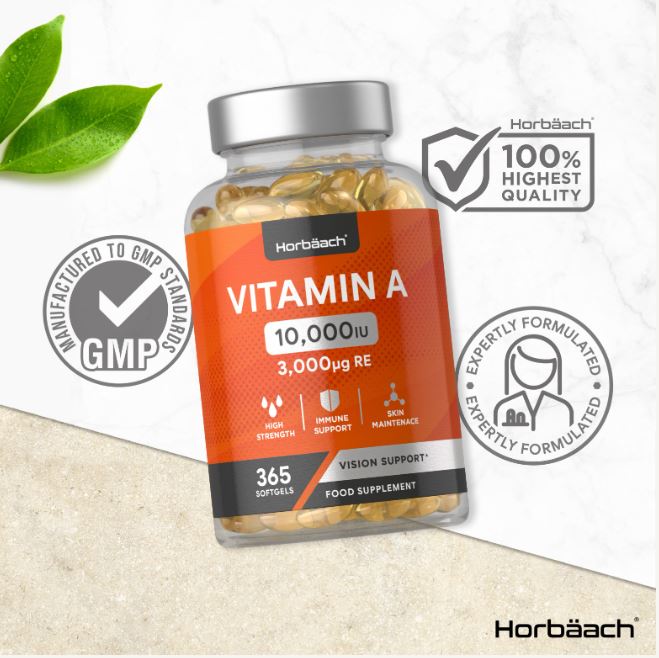 Vitamin A 10,000 IU | 365 Softgels