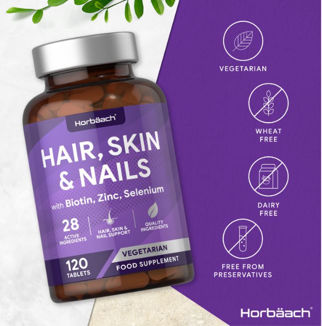 Hair Skin and Nails Complex | 120 Tablets