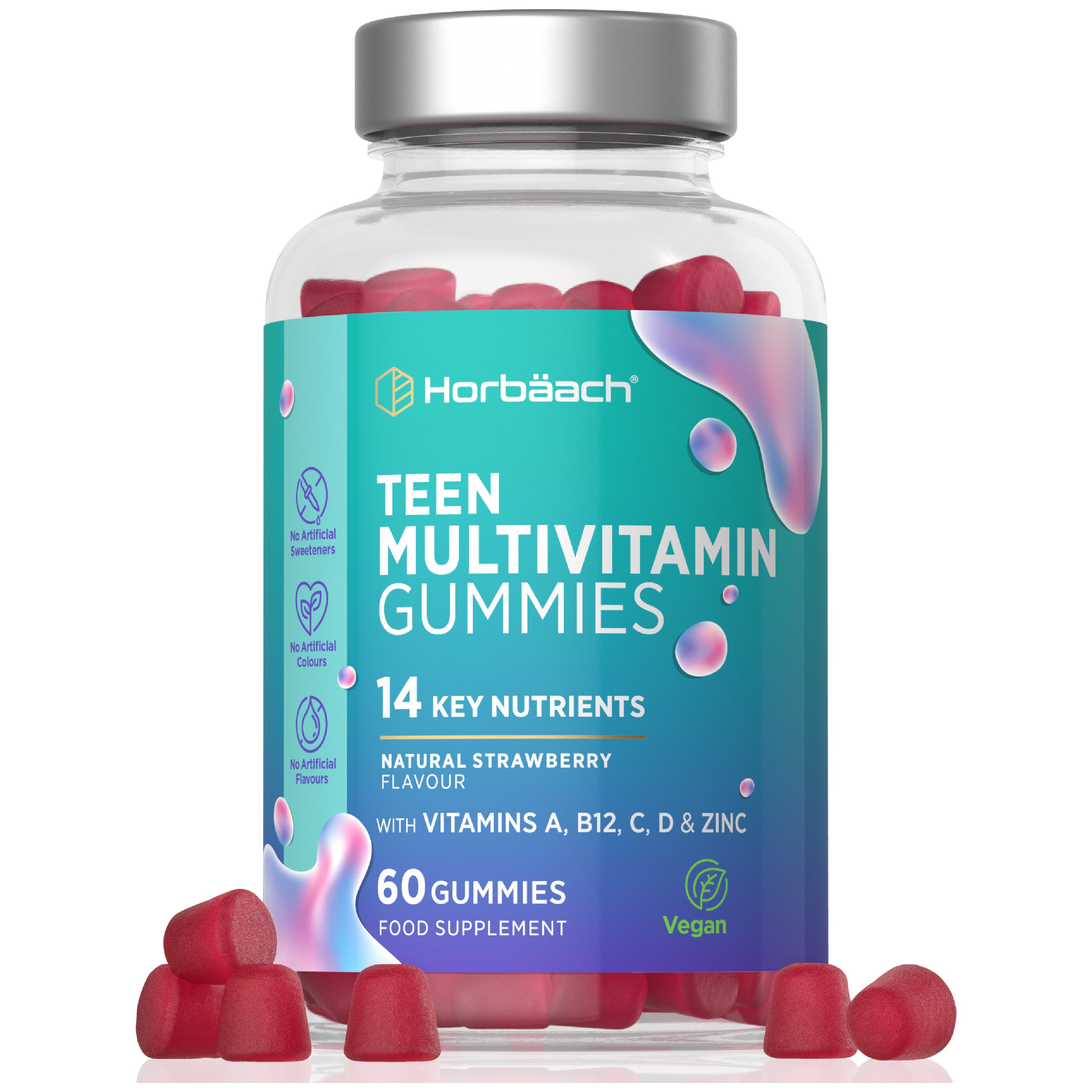 Multivitamins for Teens | 60 Gummies