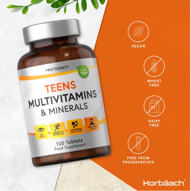 Multivitamins and Minerals for Teens | 120 Tablets
