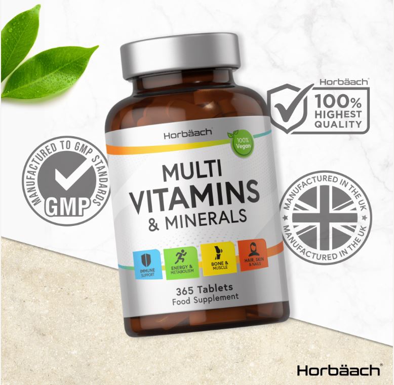 Multivitamins and Minerals | 365 Tablets