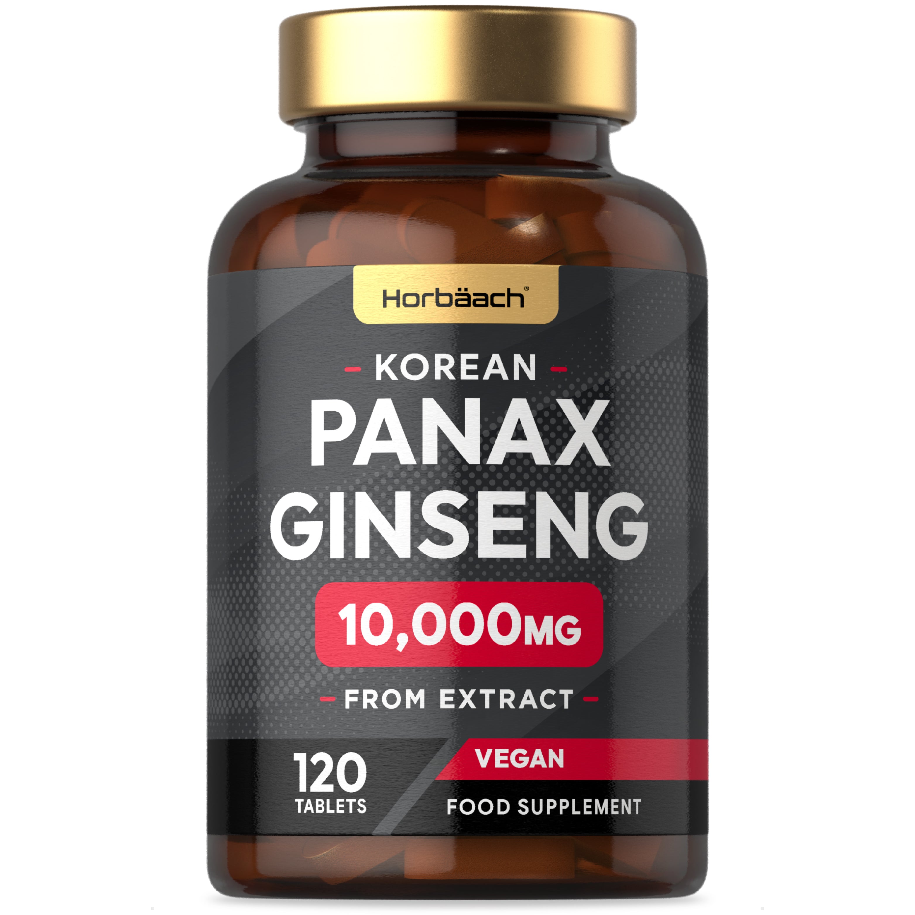 Panax Korean Ginseng 10,000 mg | 120 Tablets