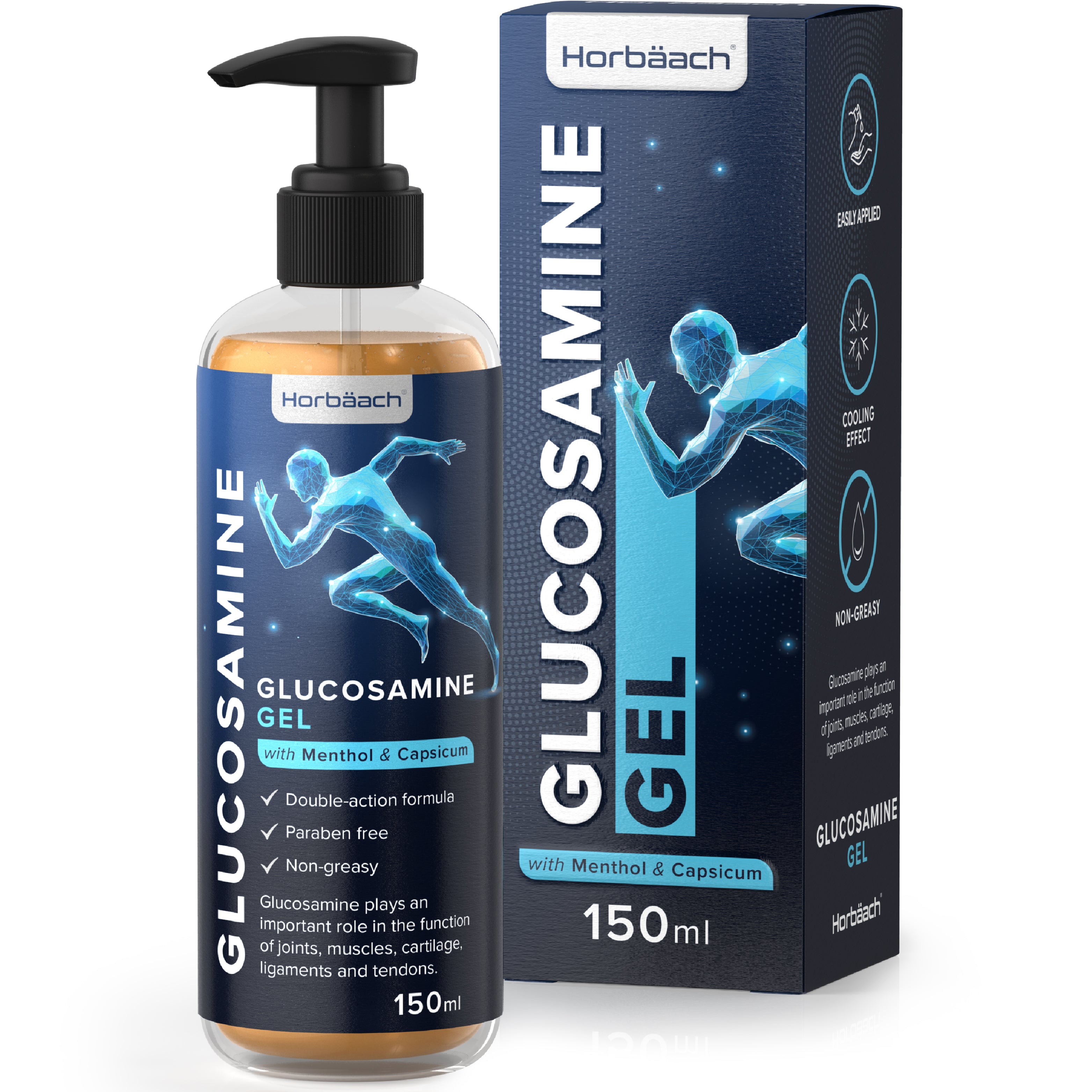 Glucosamine Gel with Menthol and Capsicum | 150 mL
