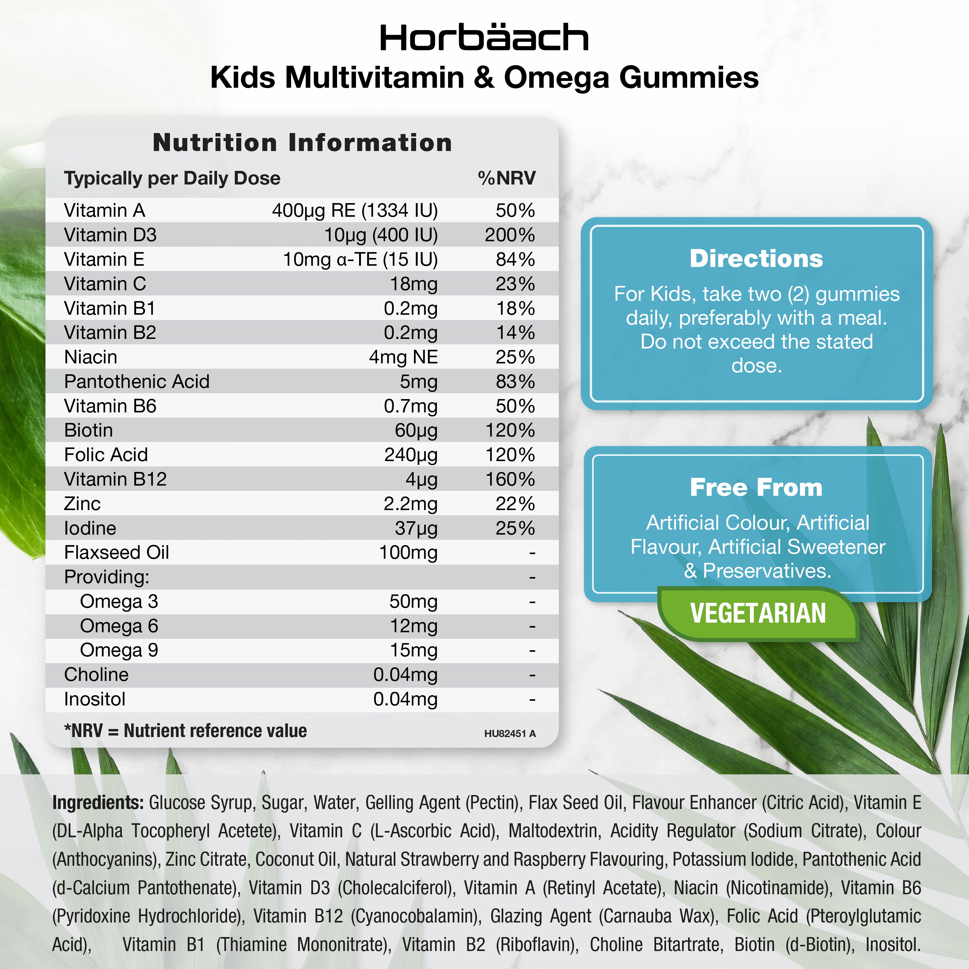 Multivitamin with Omega 369 For Kids | 120 Gummies