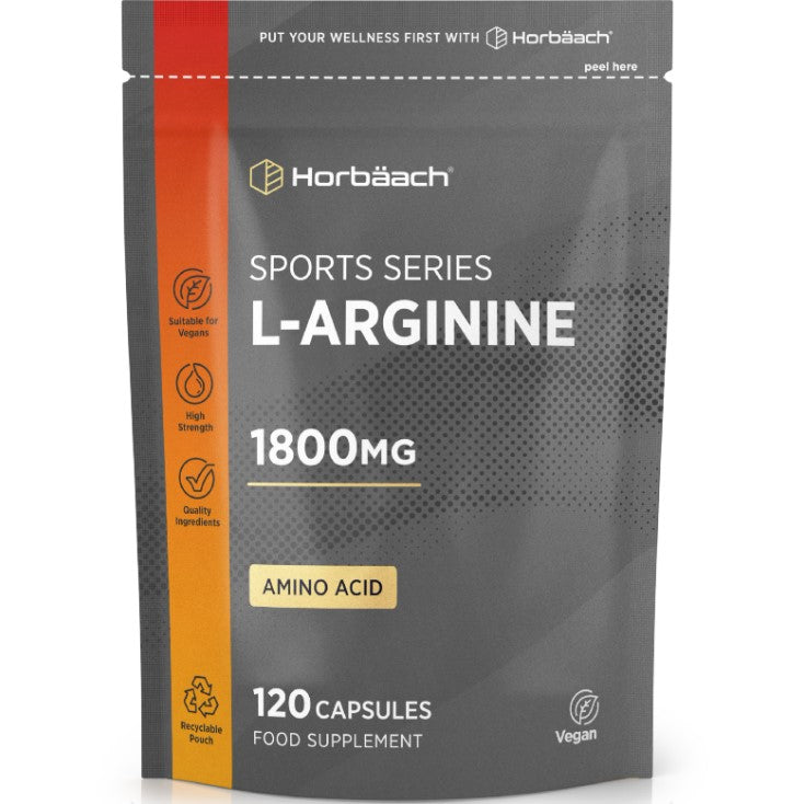 L-Arginine 1800 mg | 120 Capsules