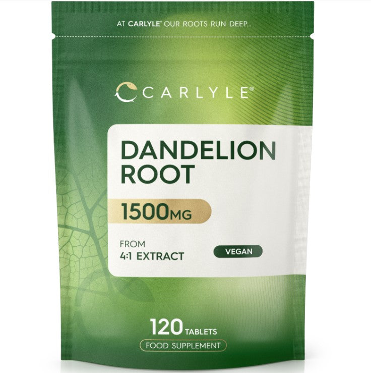 Dandelion Root 1500 mg | 120 Tablets 