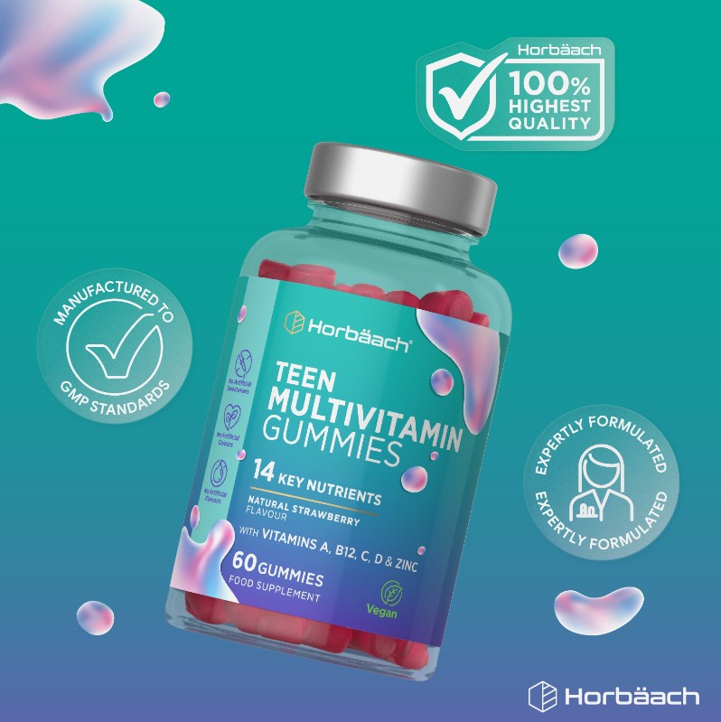 Multivitamins for Teens | 60 Gummies