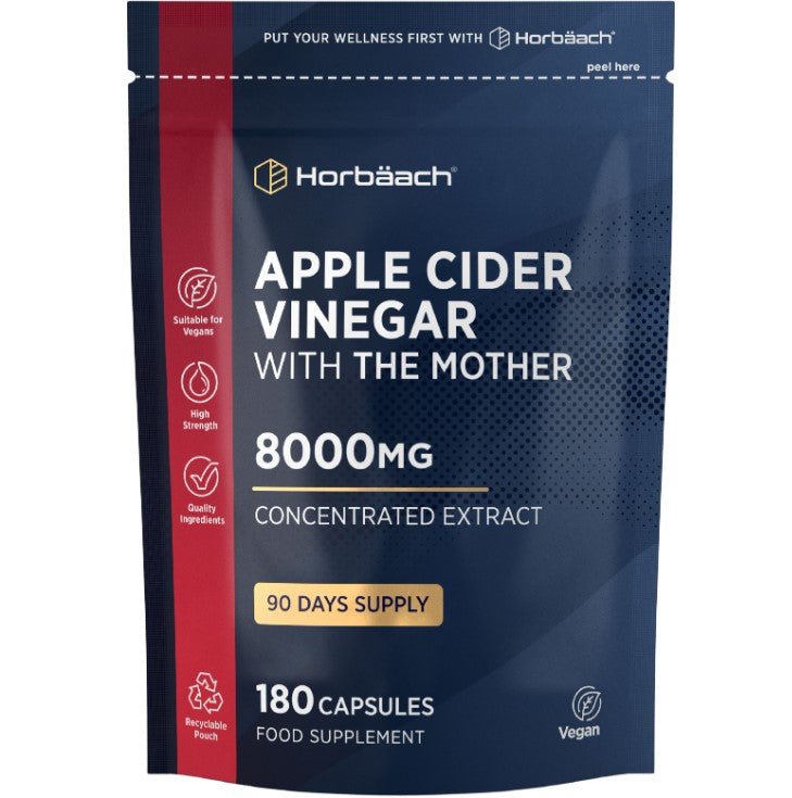 Apple Cider Vinegar 8000 mg | 180 Capsules