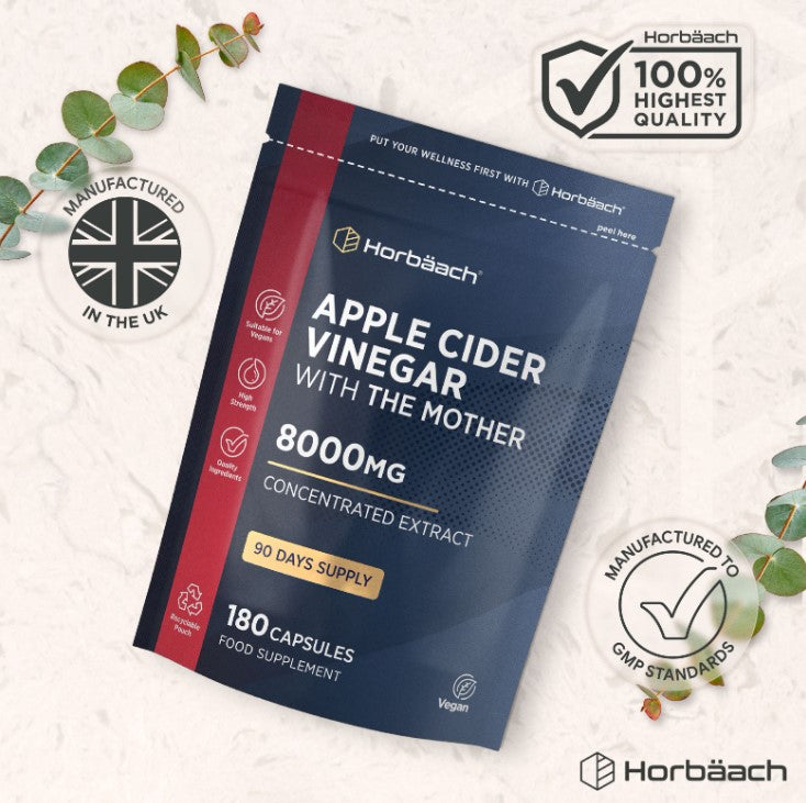Apple Cider Vinegar 8000 mg | 180 Capsules