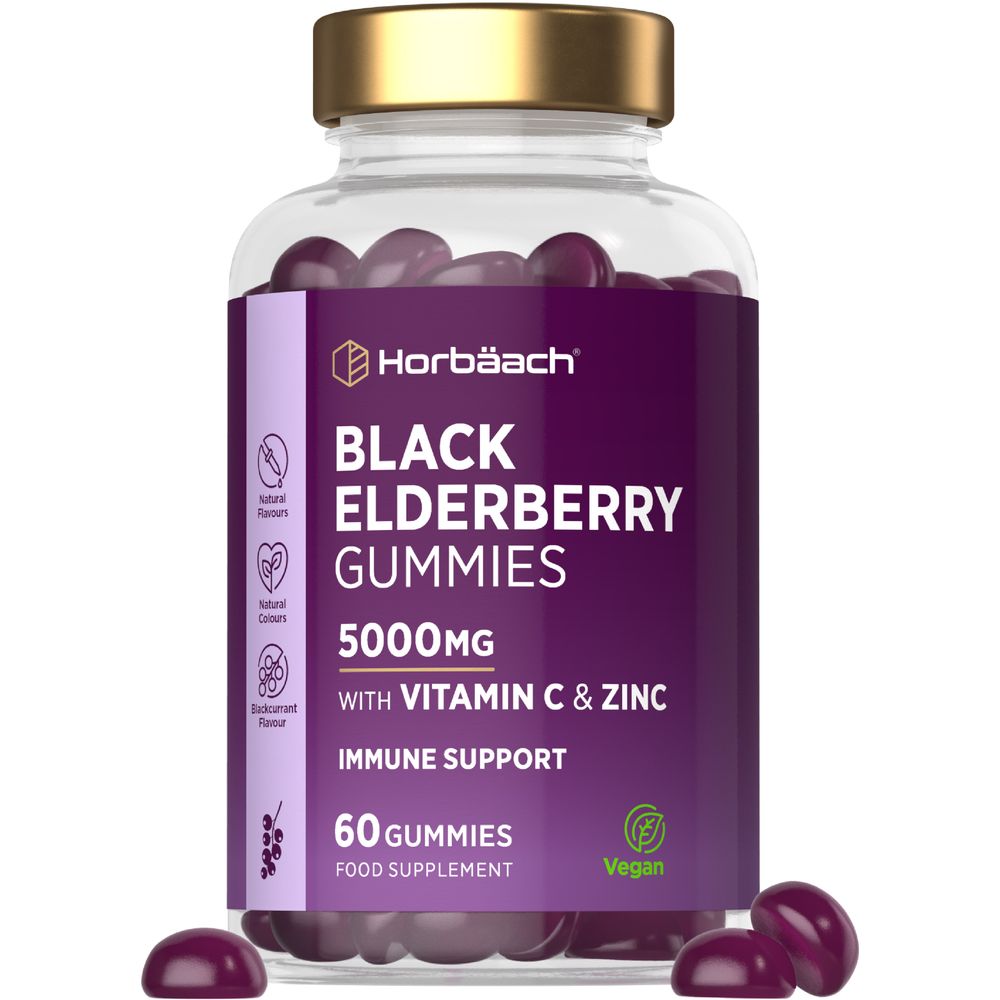 Black Elderberry 5000 mg | 60 Gummies