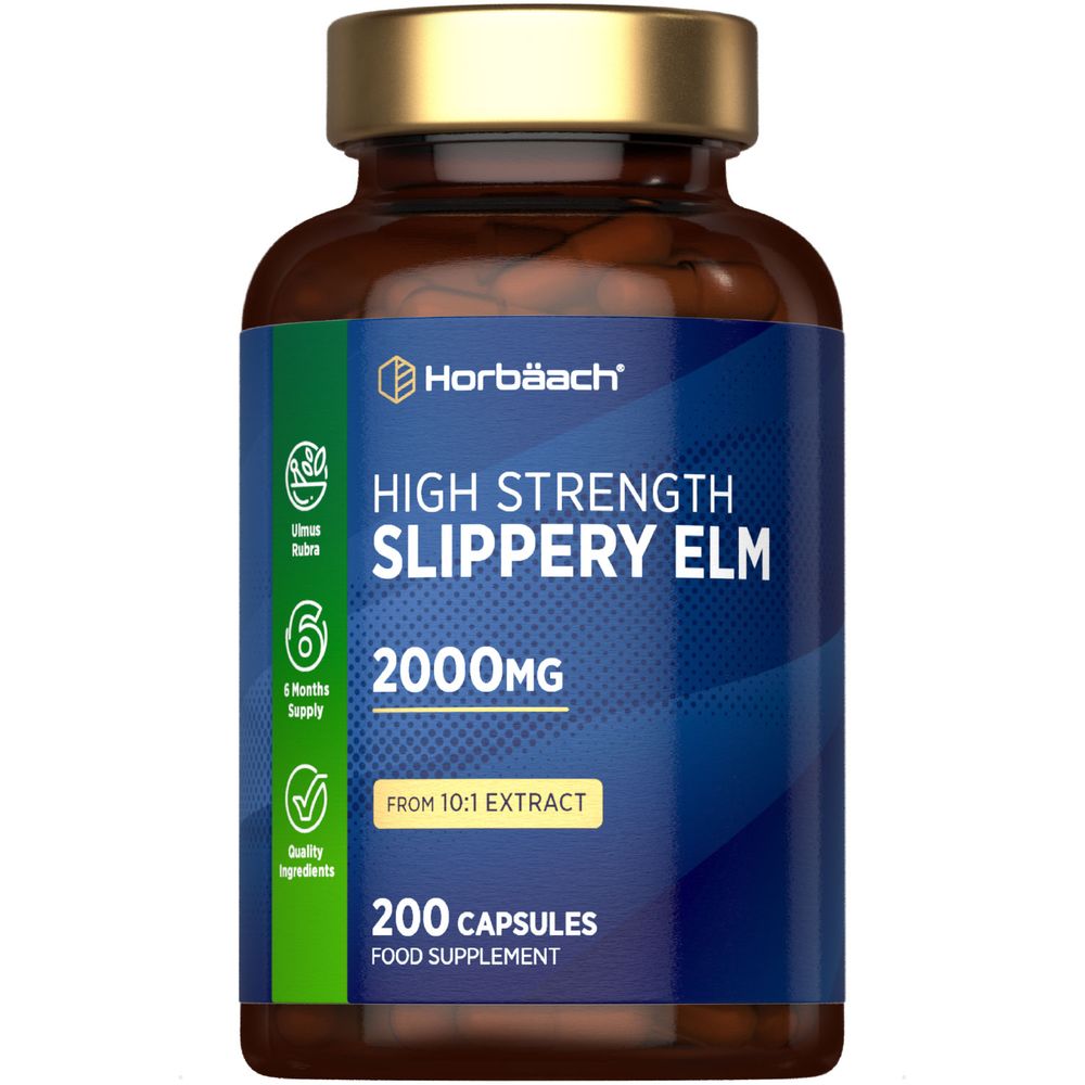Slippery Elm 2000 mg | 200 Capsules