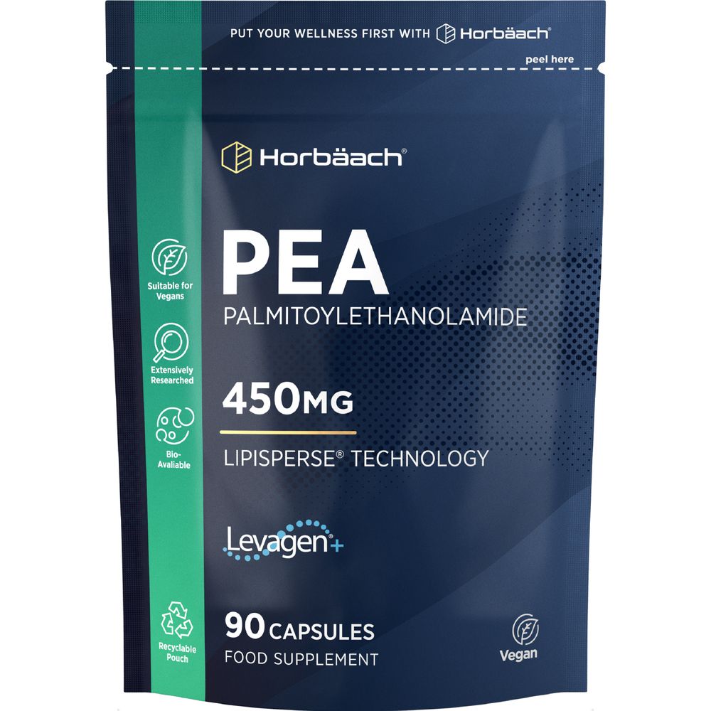PEA Palmitoylethanolamide 450 mg | 90 Capsules