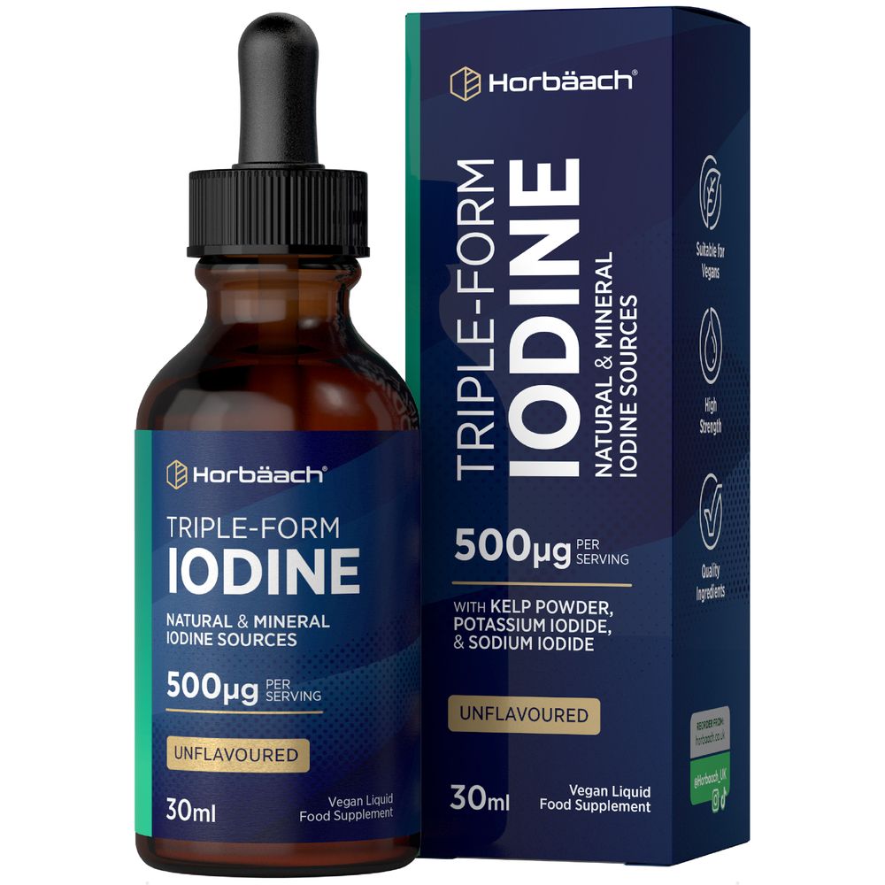 Iodine Liquid 500 mcg | 30 ml | Unflavoured