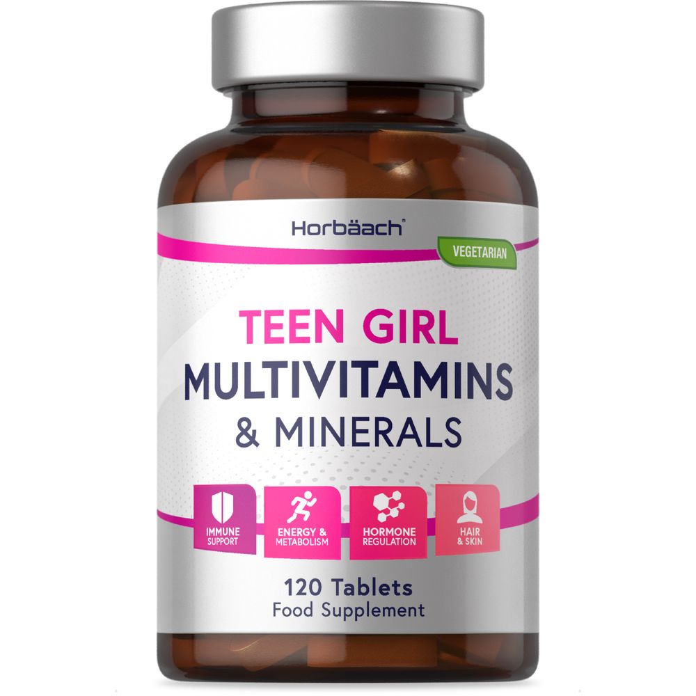 Multivitamins and Minerals for Teen Girls | 120 Tablets