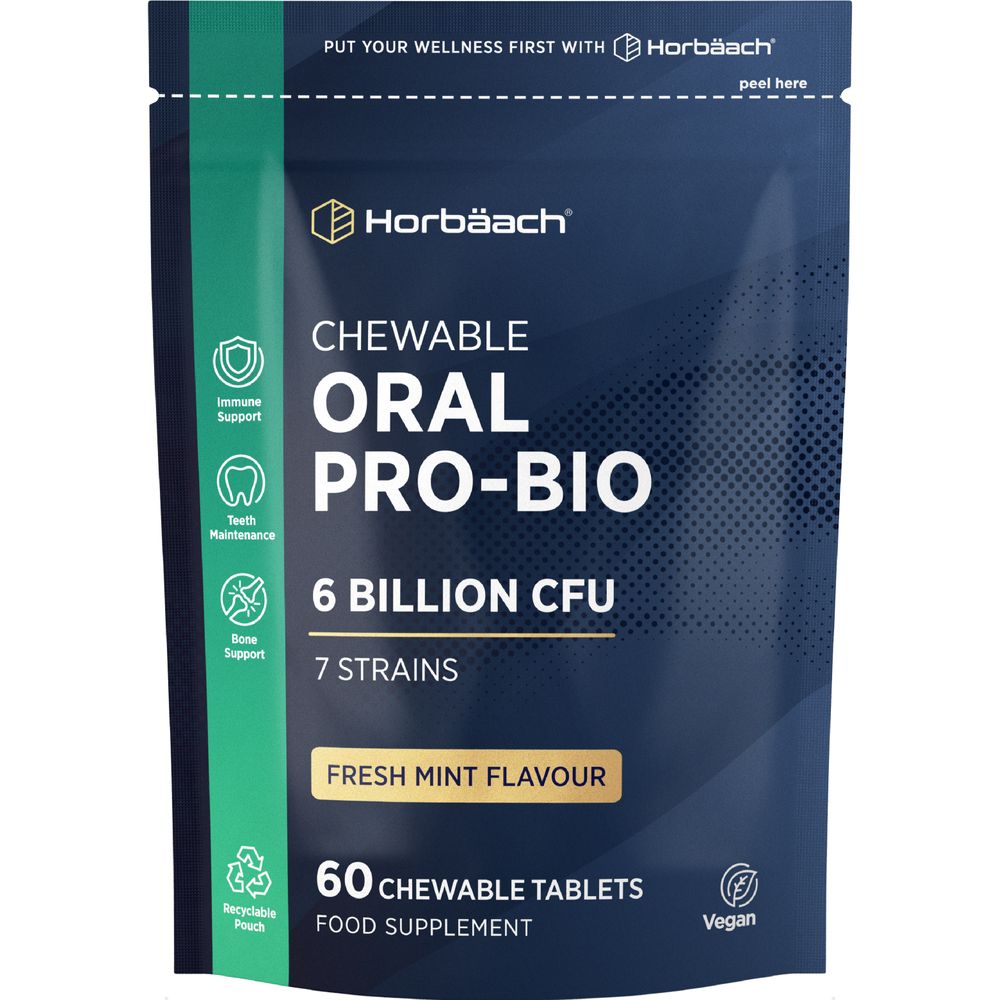 Oral Biotics 6 Billion CFU | 60 Chewable Tablets