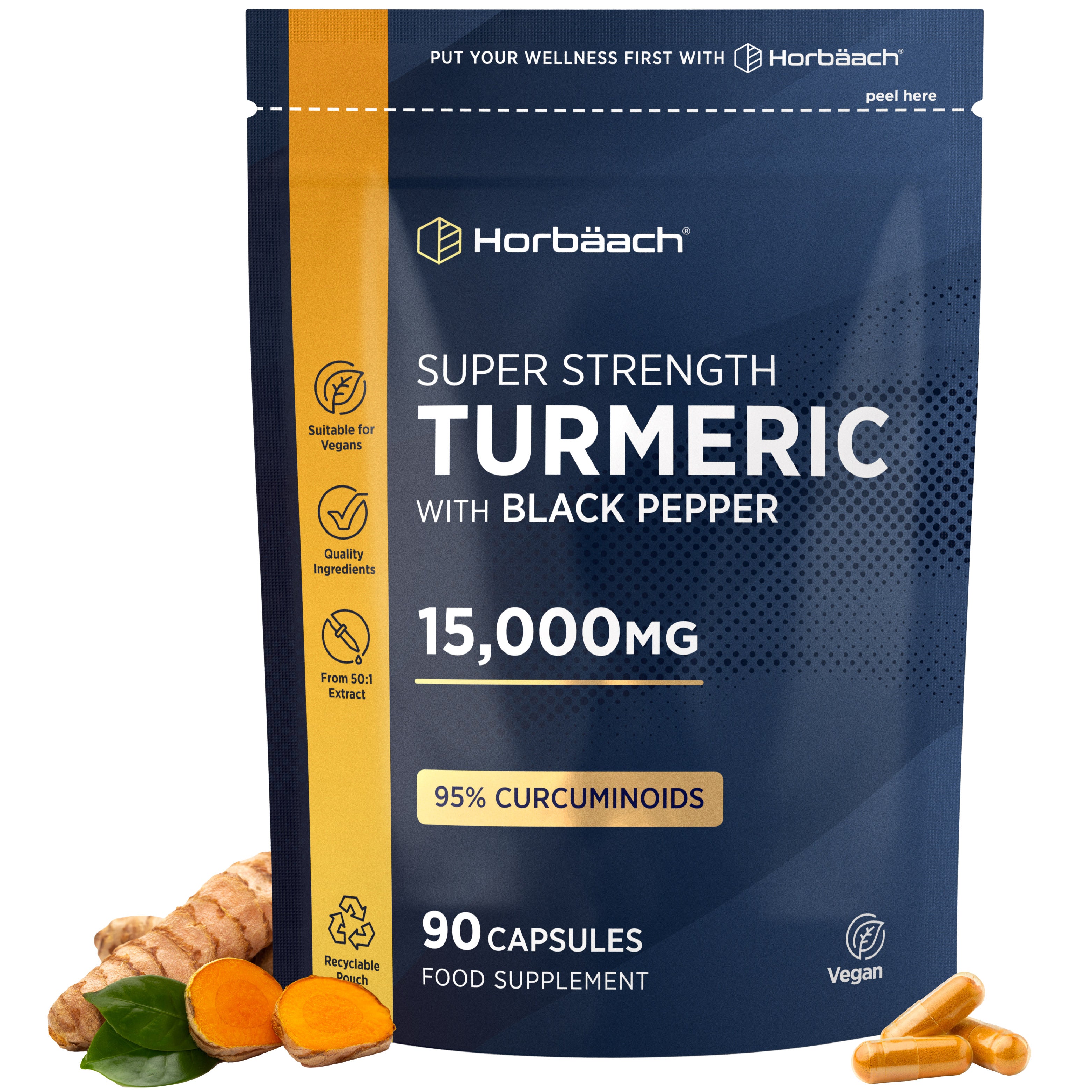 Turmeric 15,000 mg | 90 Capsules
