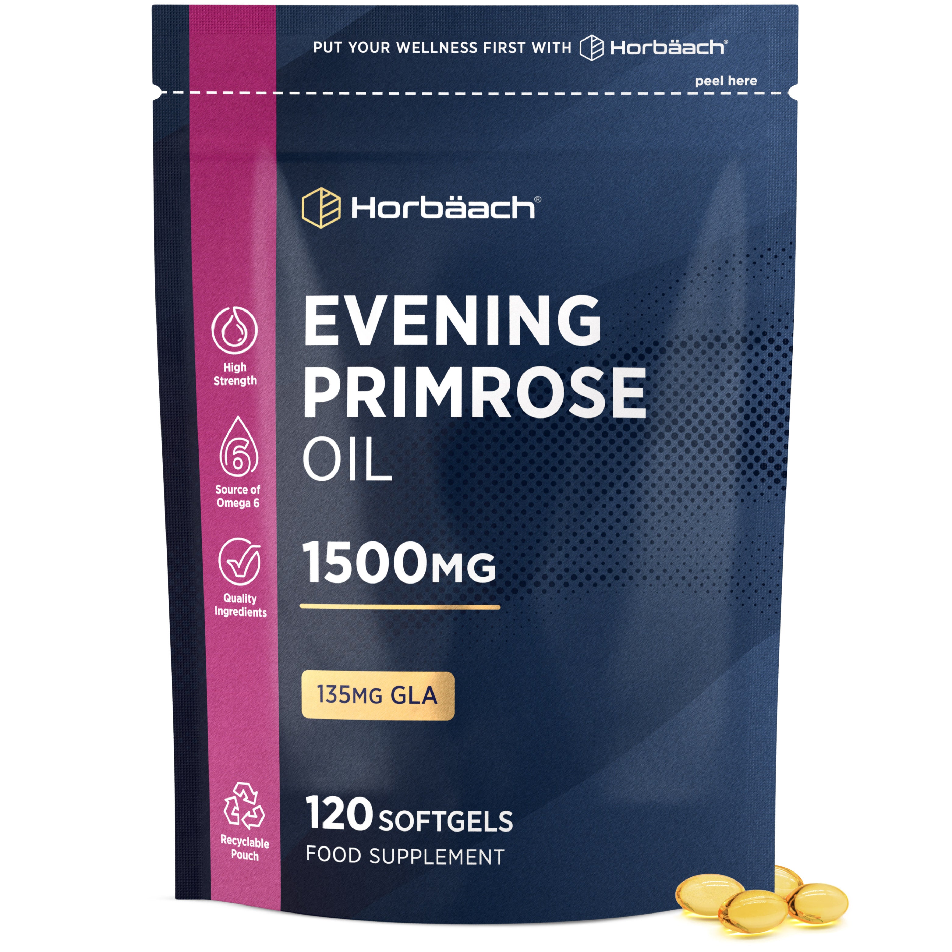 Evening Primrose Oil 1500 mg | 120 Softgels