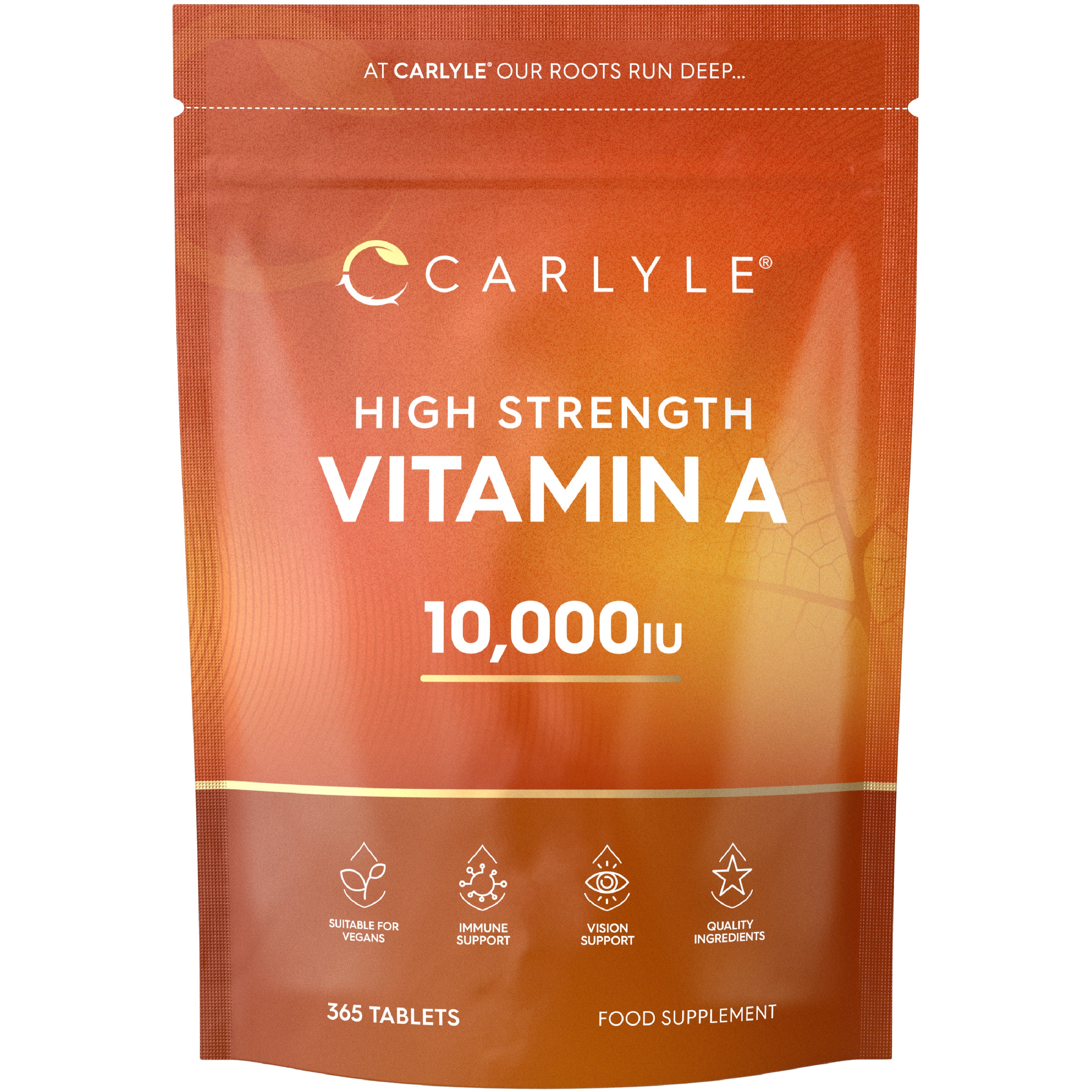 Vitamin A 10,000 IU | 365 Tablets