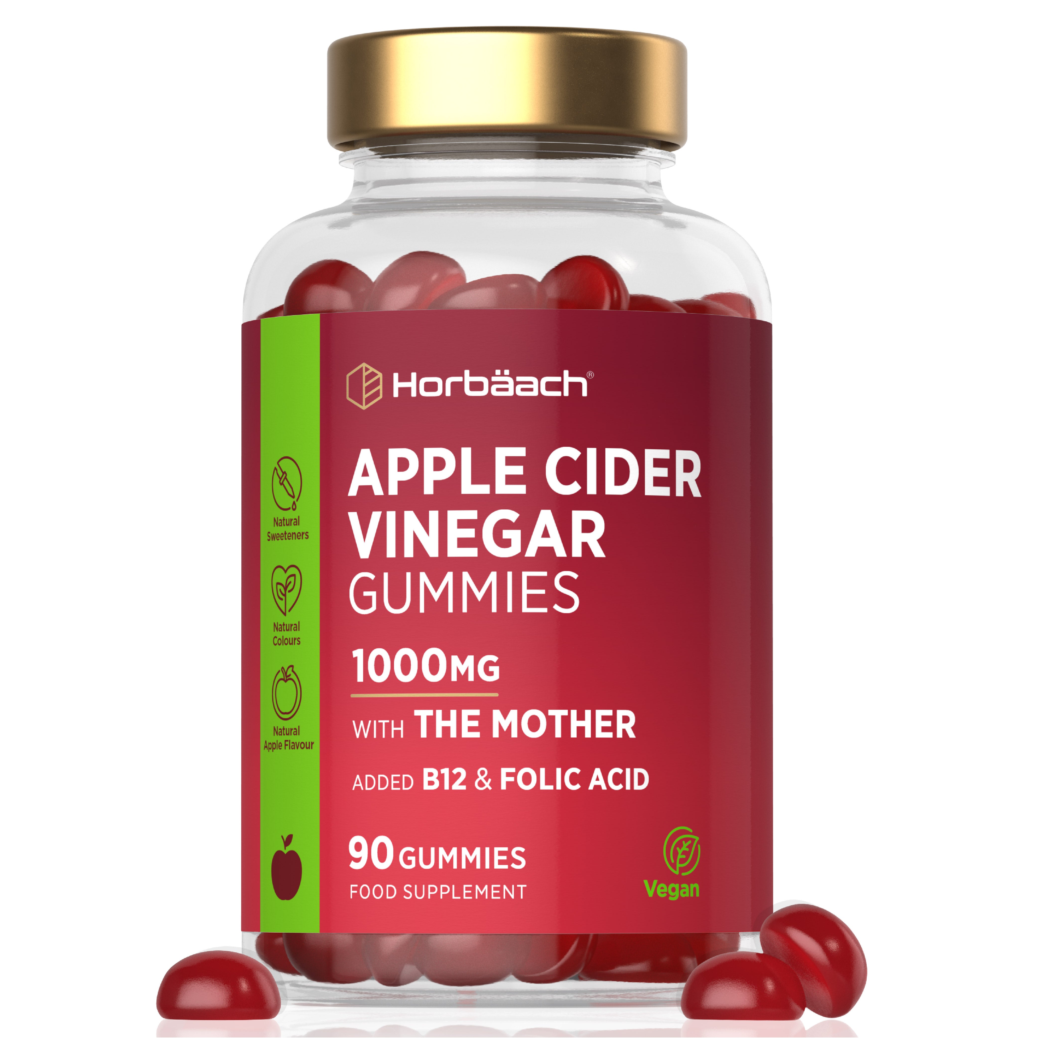 Apple Cider Vinegar with the Mother 1000 mg | 90 Gummies