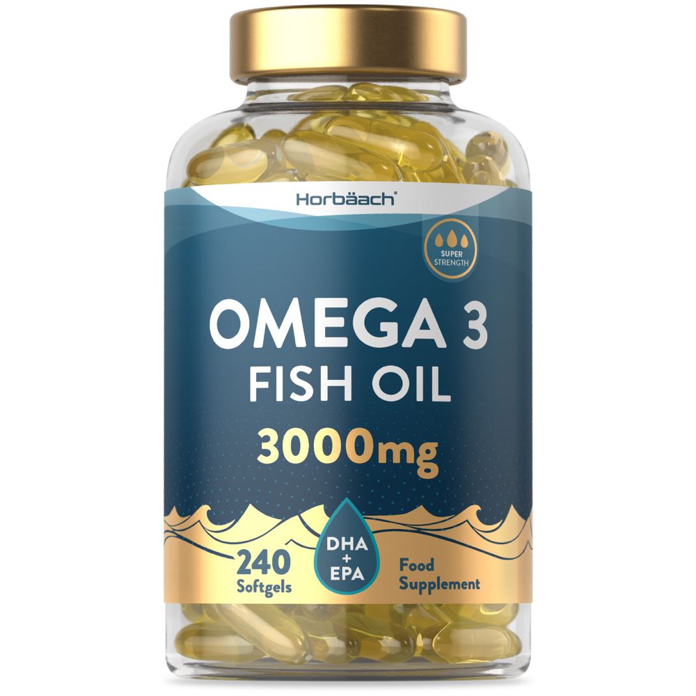 Omega 3 Fish Oil 3000 mg  with EPA & DHA | 240 Softgels