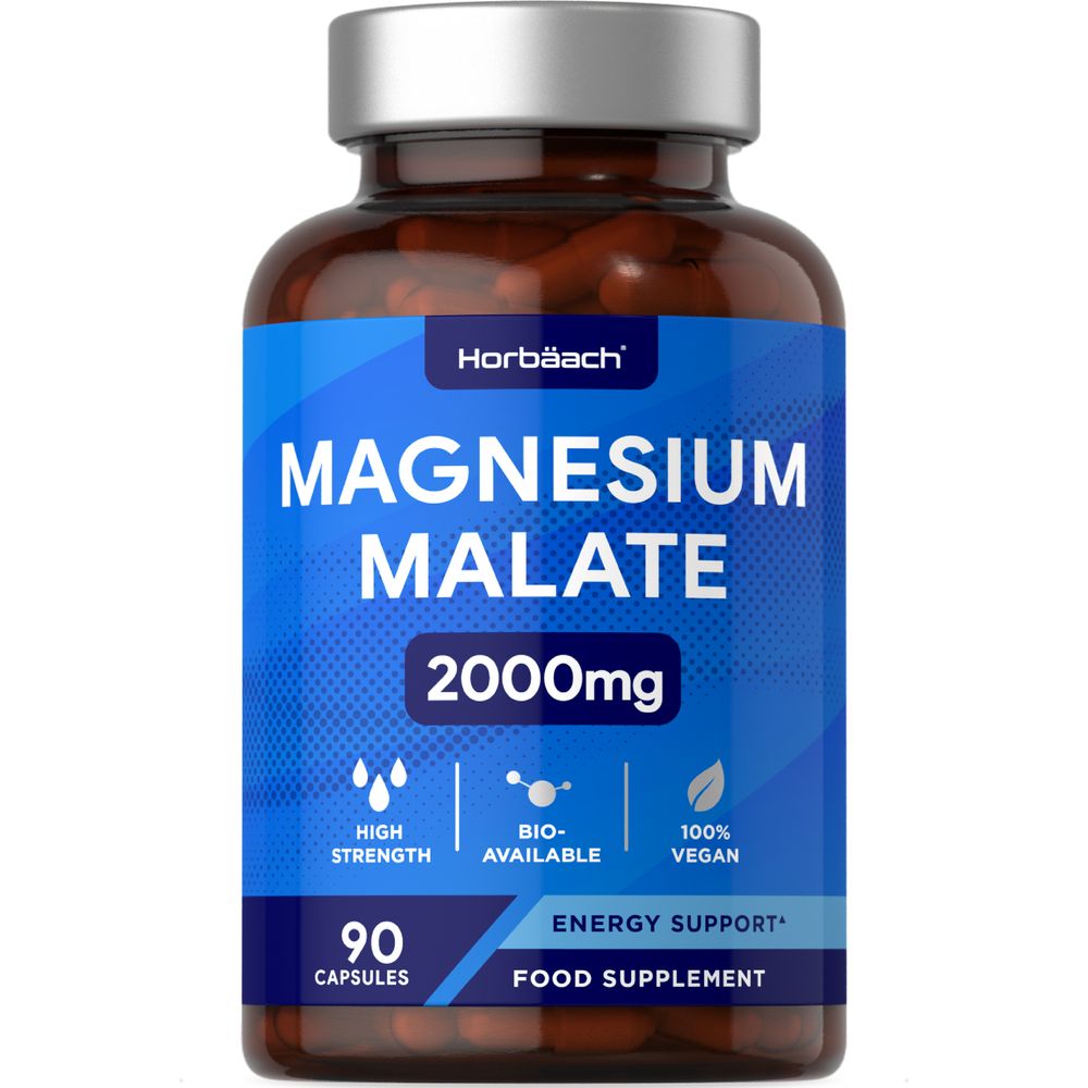 Magnesium Malate 2000 mg | 90 Capsules