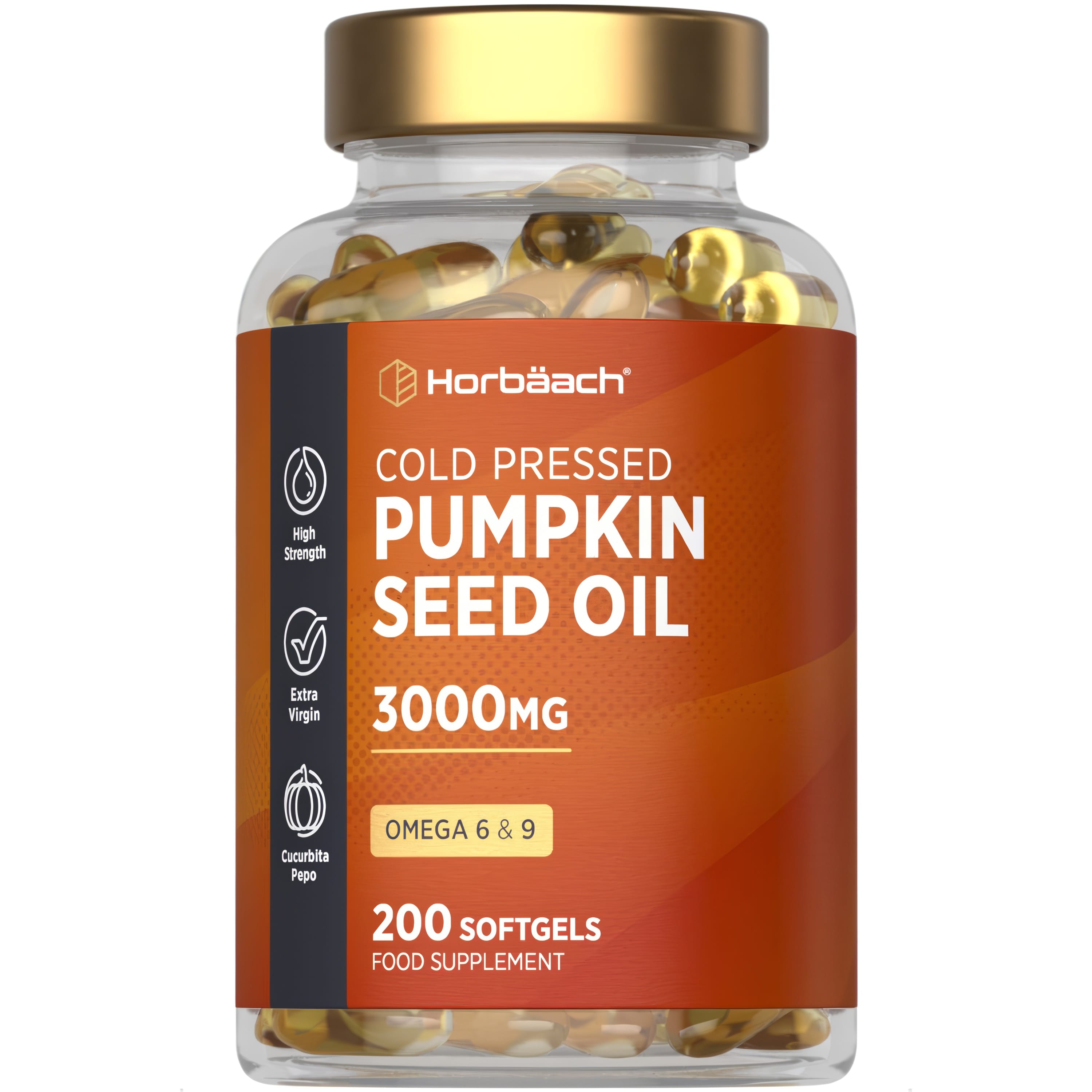 Pumpkin Seed Oil 3000 mg | 200 Softgels