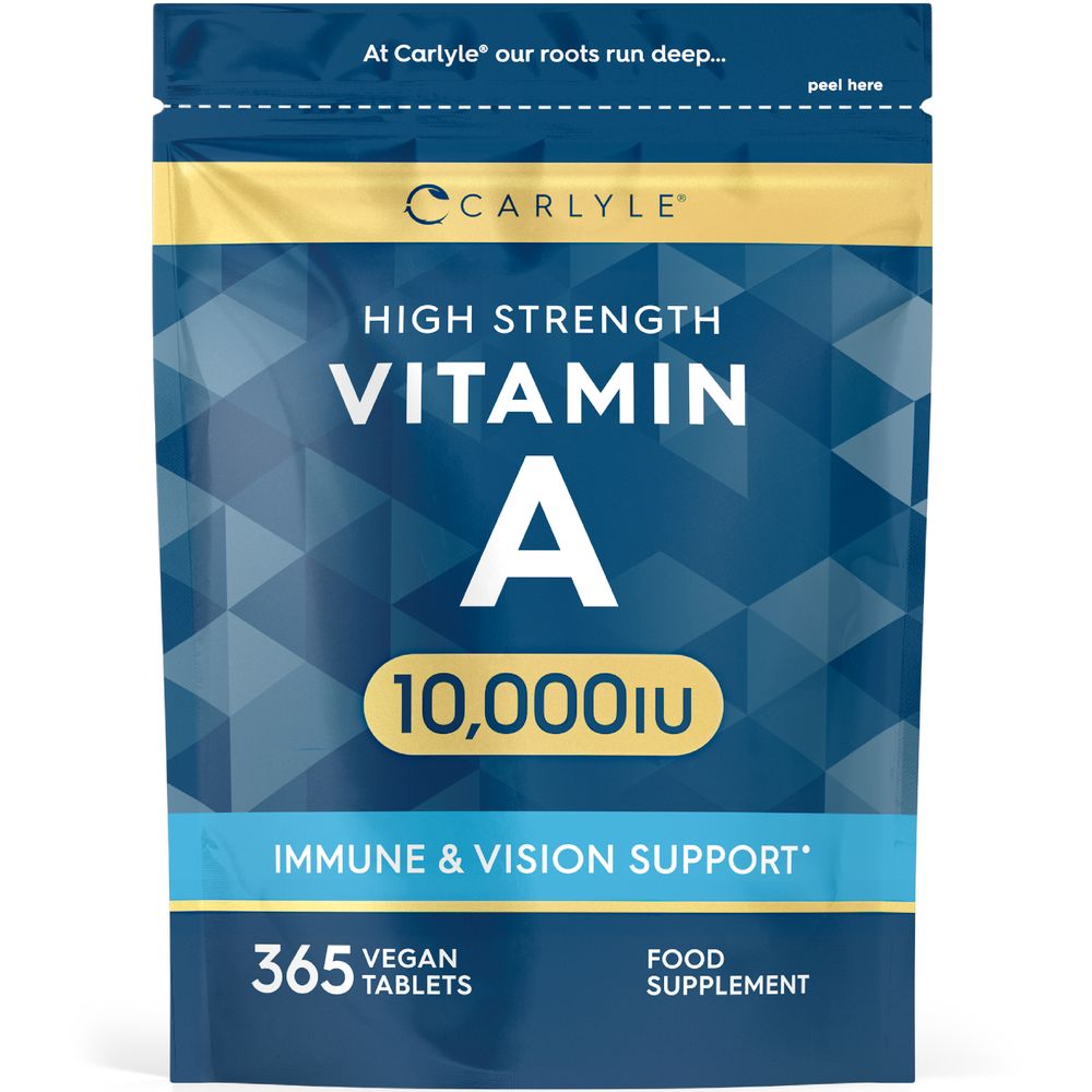 Vitamin A 10,000 IU | 365 Tablets