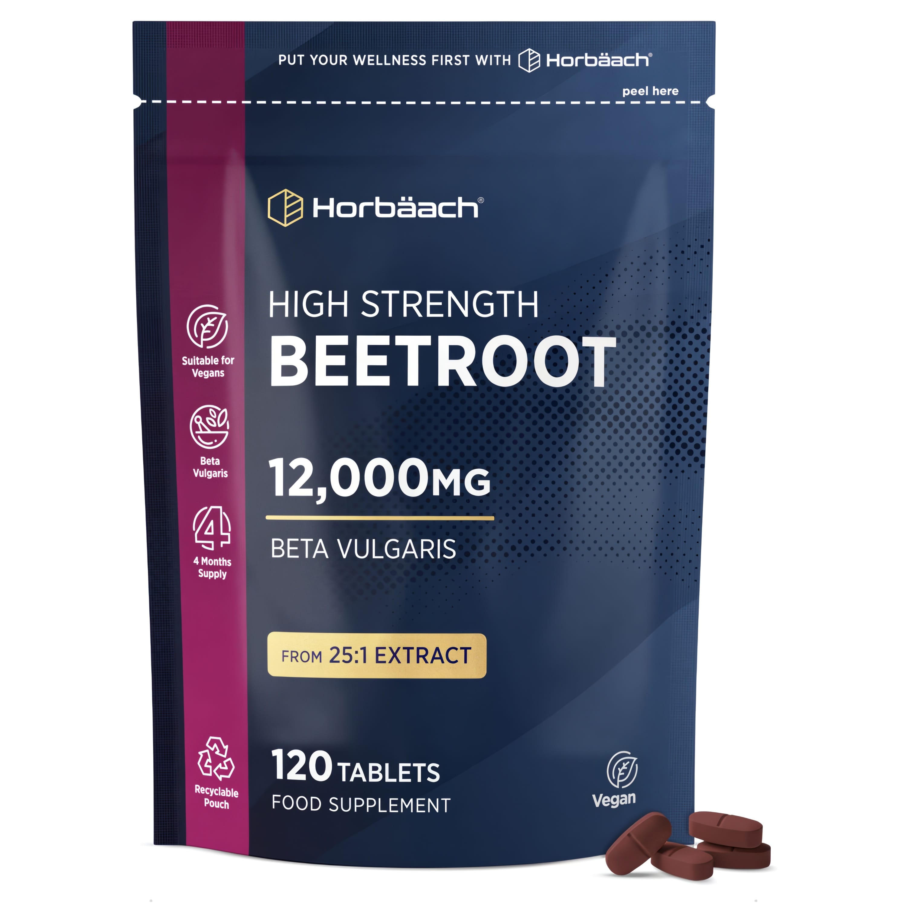 Beetroot 12,000 mg | 120 Tablets