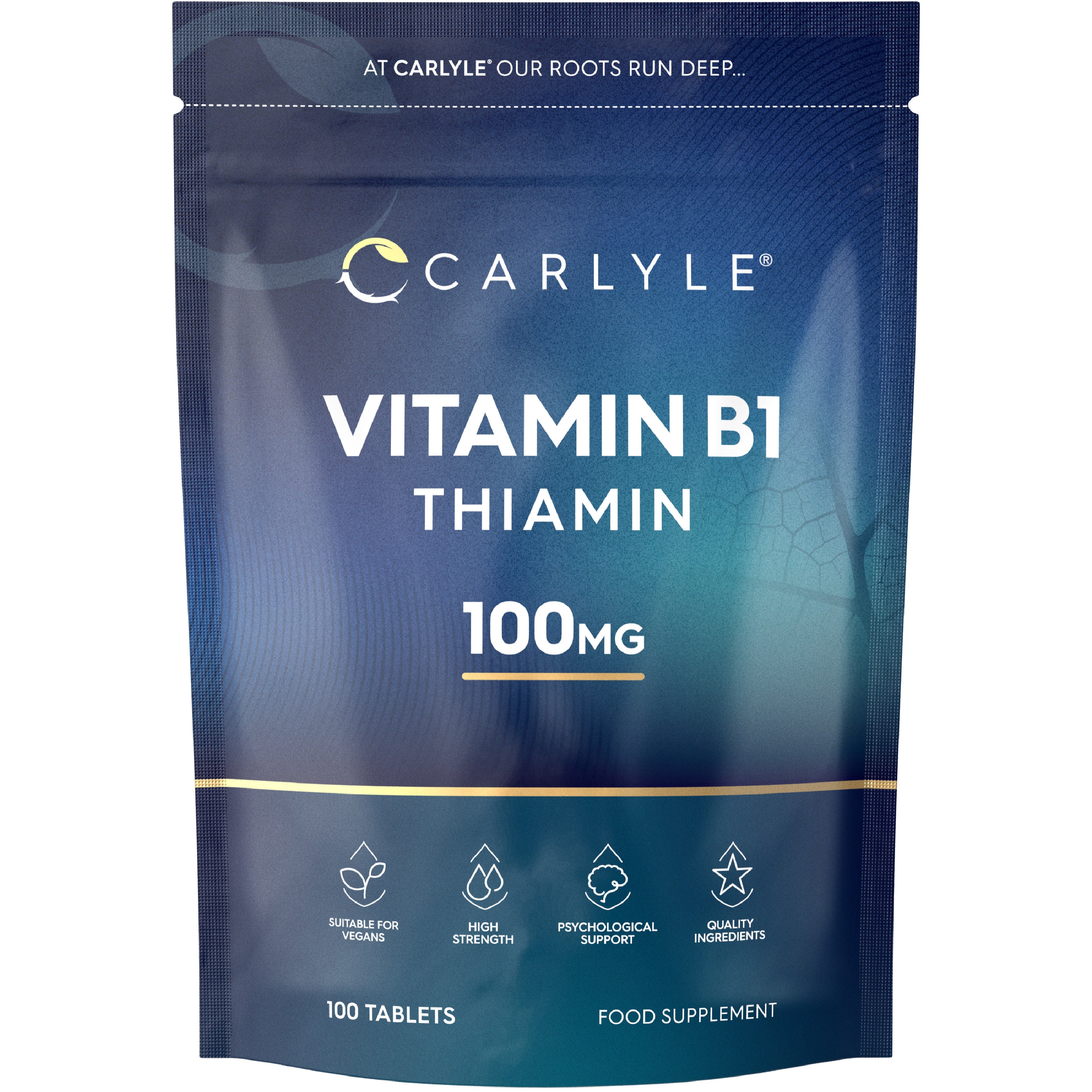 Vitamin B1 Thiamin 100 mg | 100 Tablets