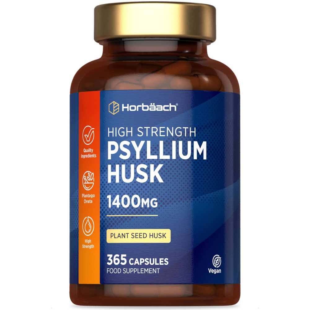 Psyllium Husk 1400 mg | 365 Capsules